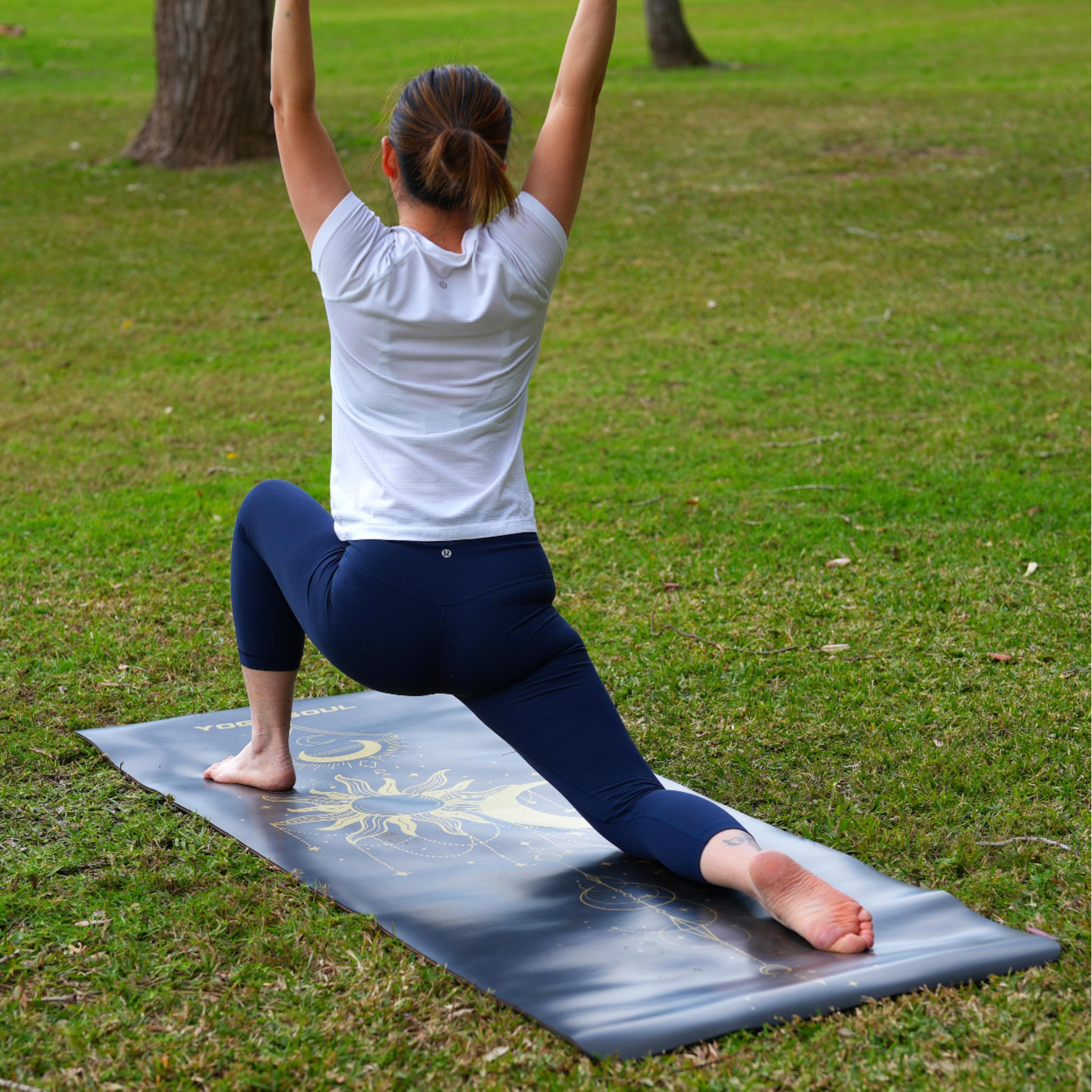 PowerPro Yoga Mat | Black + Strap