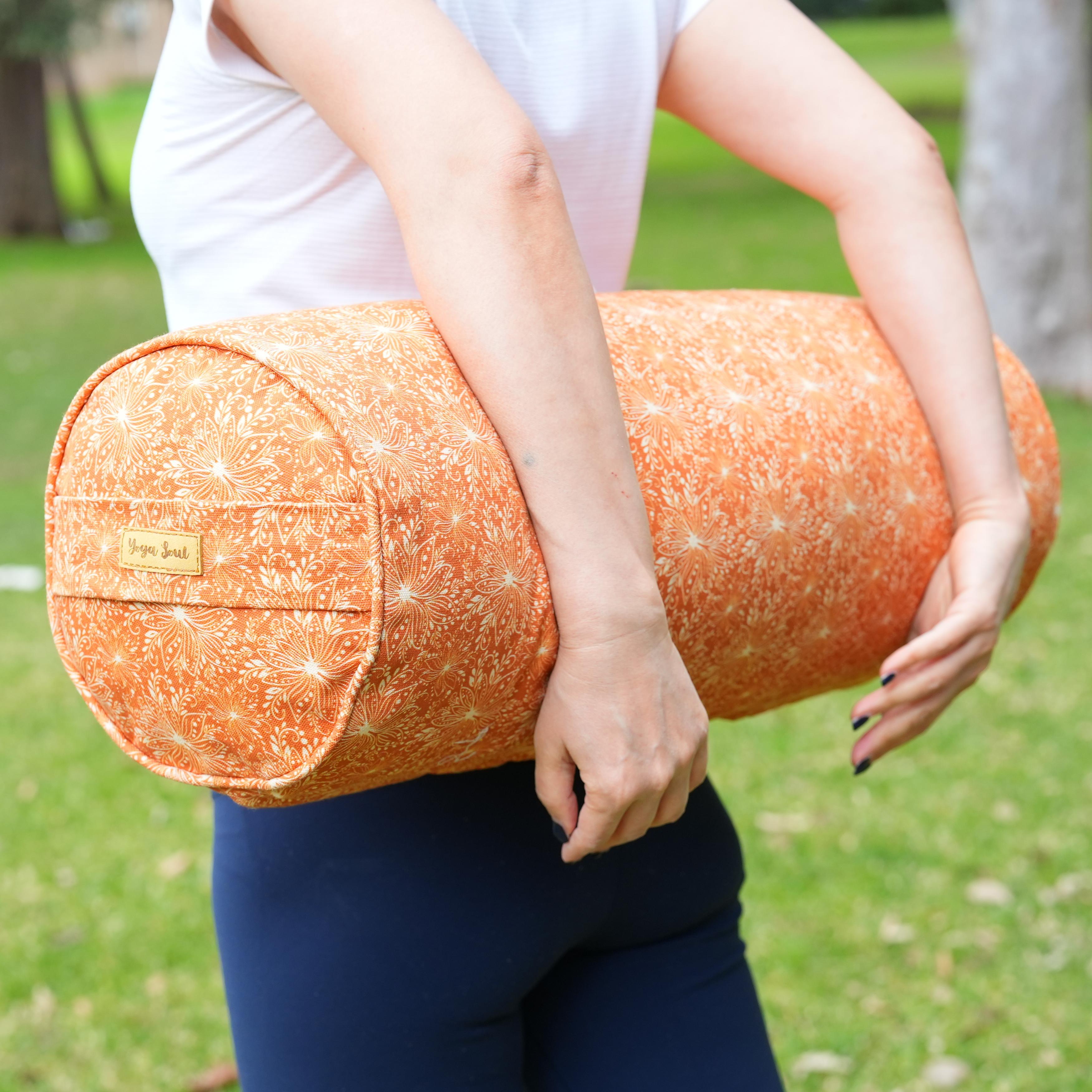 Round Yoga Bolster | Sattva Lotus | Earth