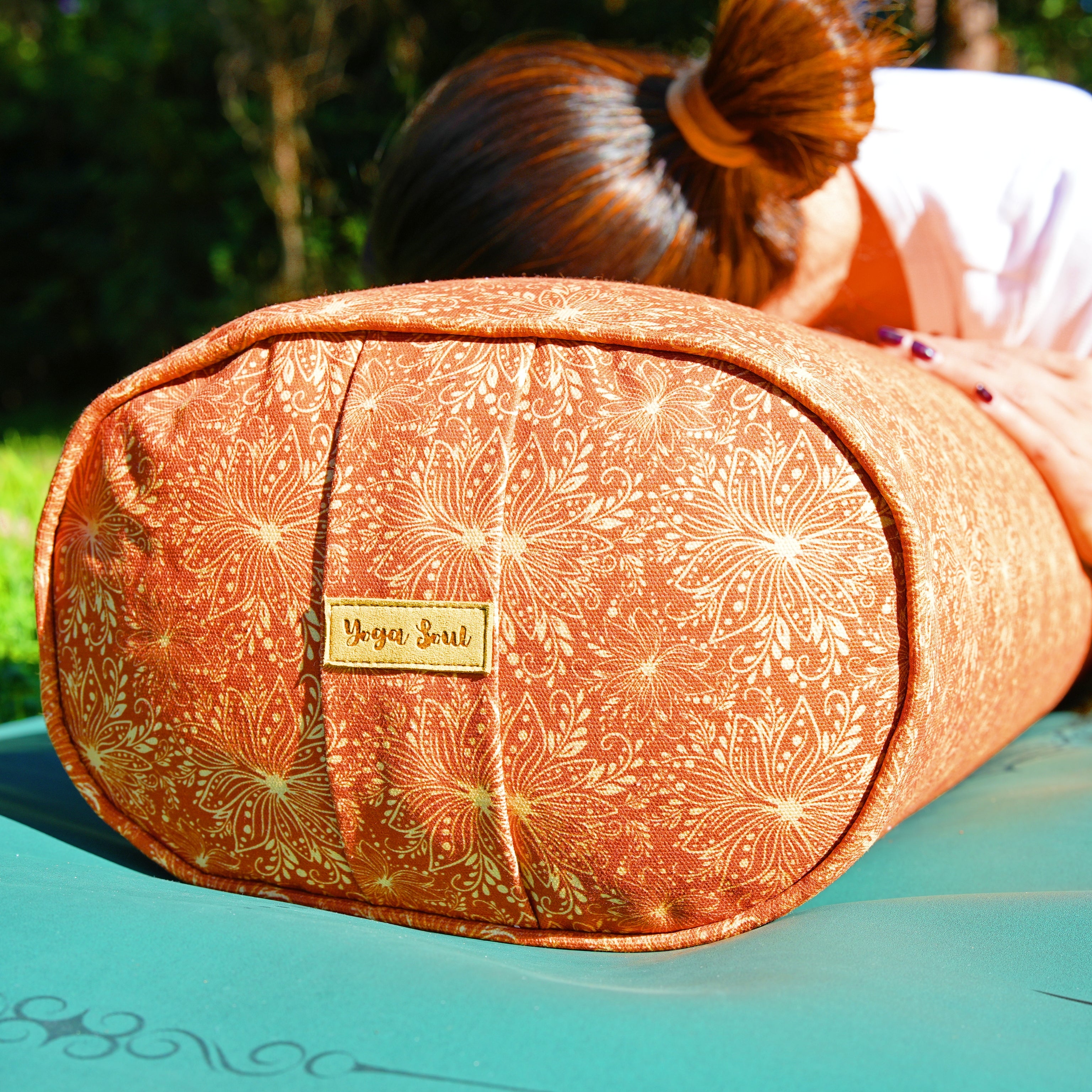 Oval Yoga Bolster | Sattva Lotus | Bhumi