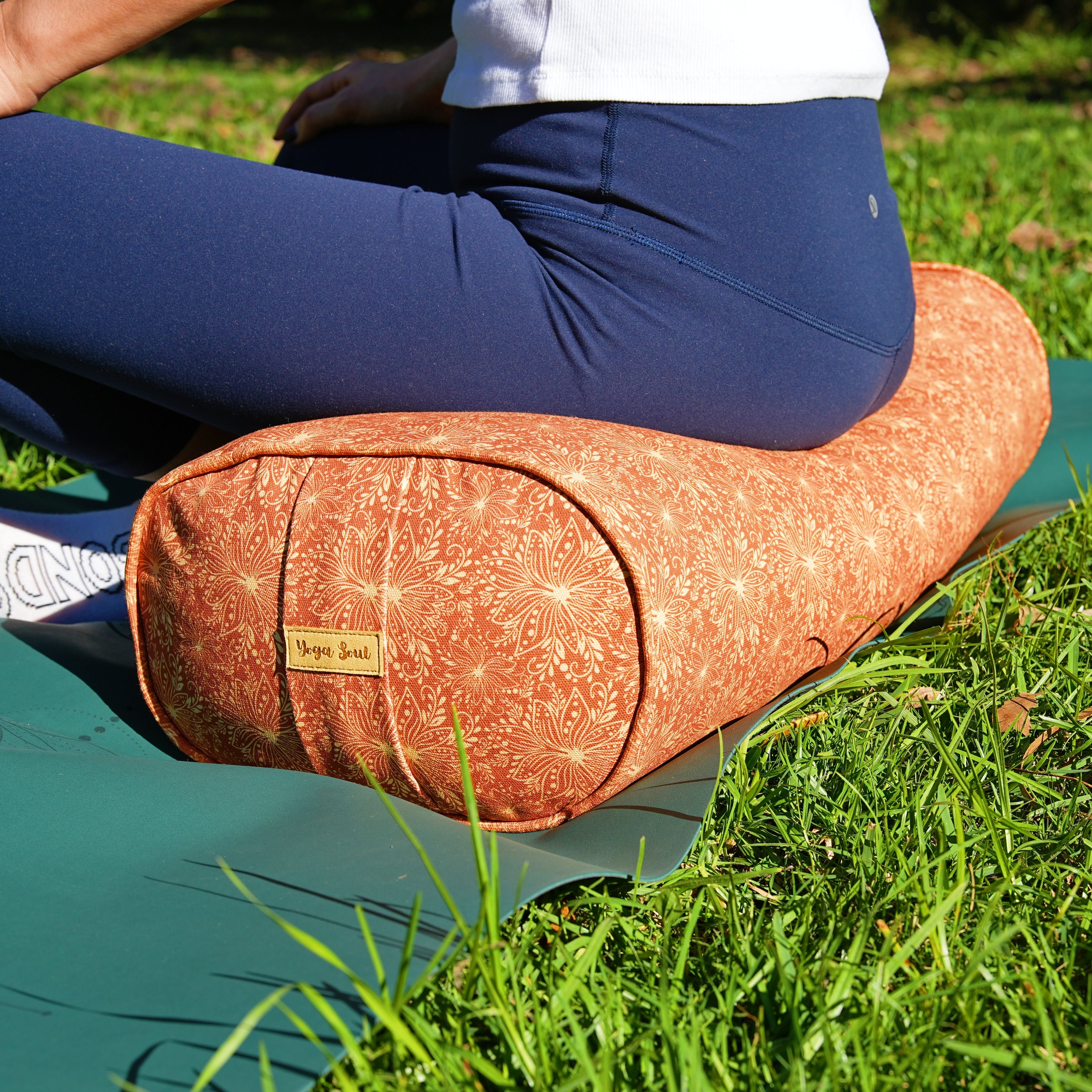 Oval Yoga Bolster | Sattva Lotus | Bhumi
