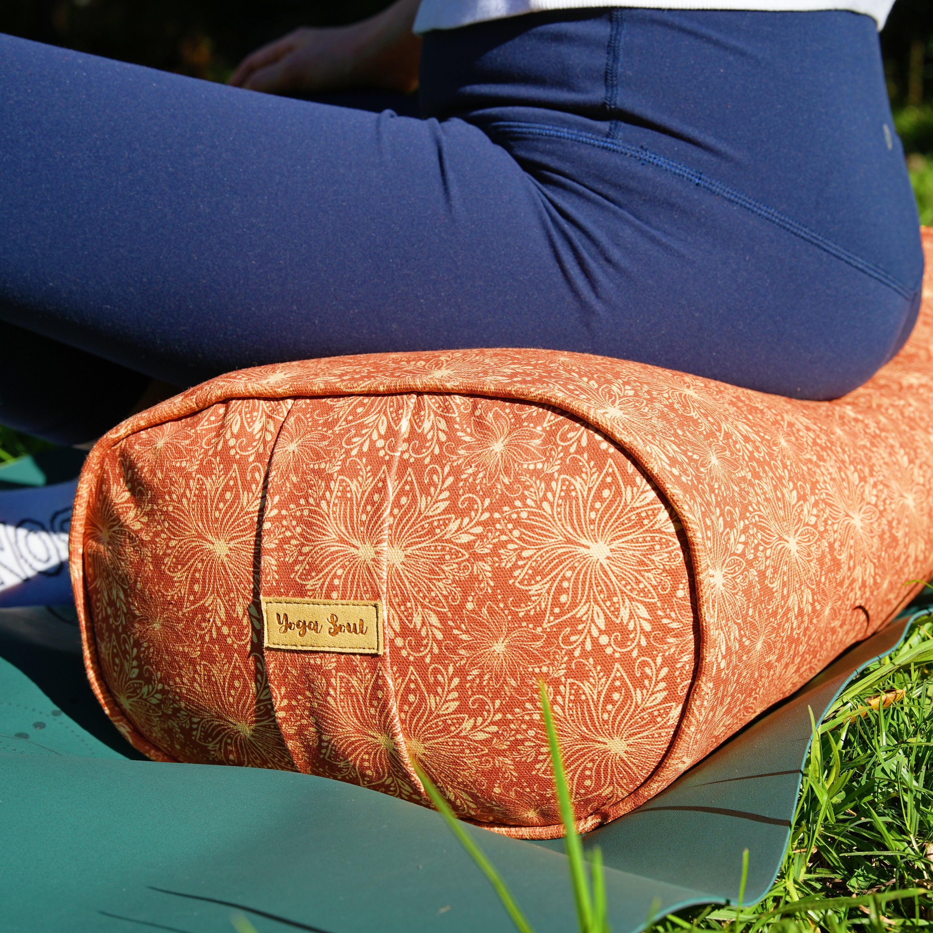 Oval Yoga Bolster | Sattva Lotus | Bhumi