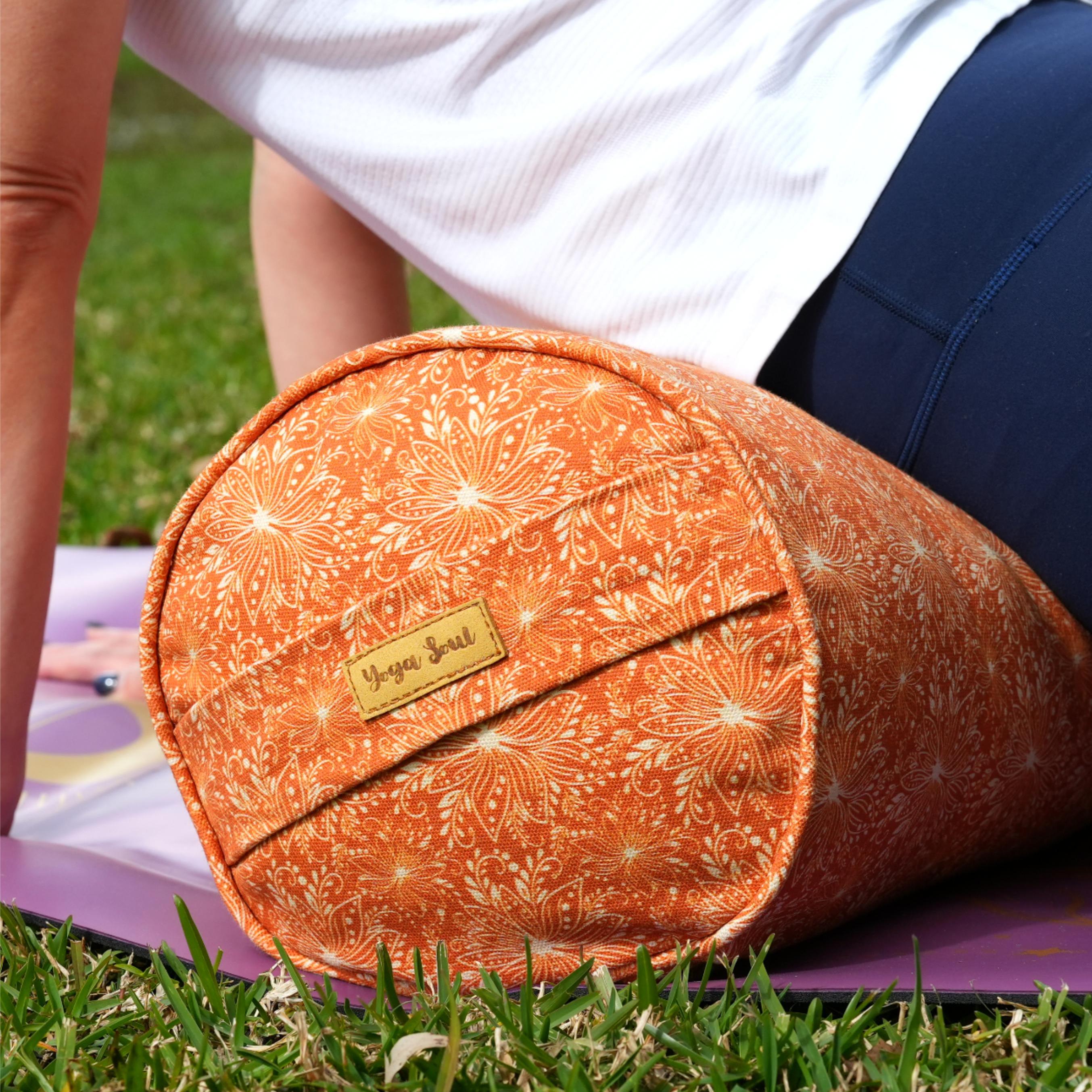 Round Yoga Bolster | Sattva Lotus | Earth