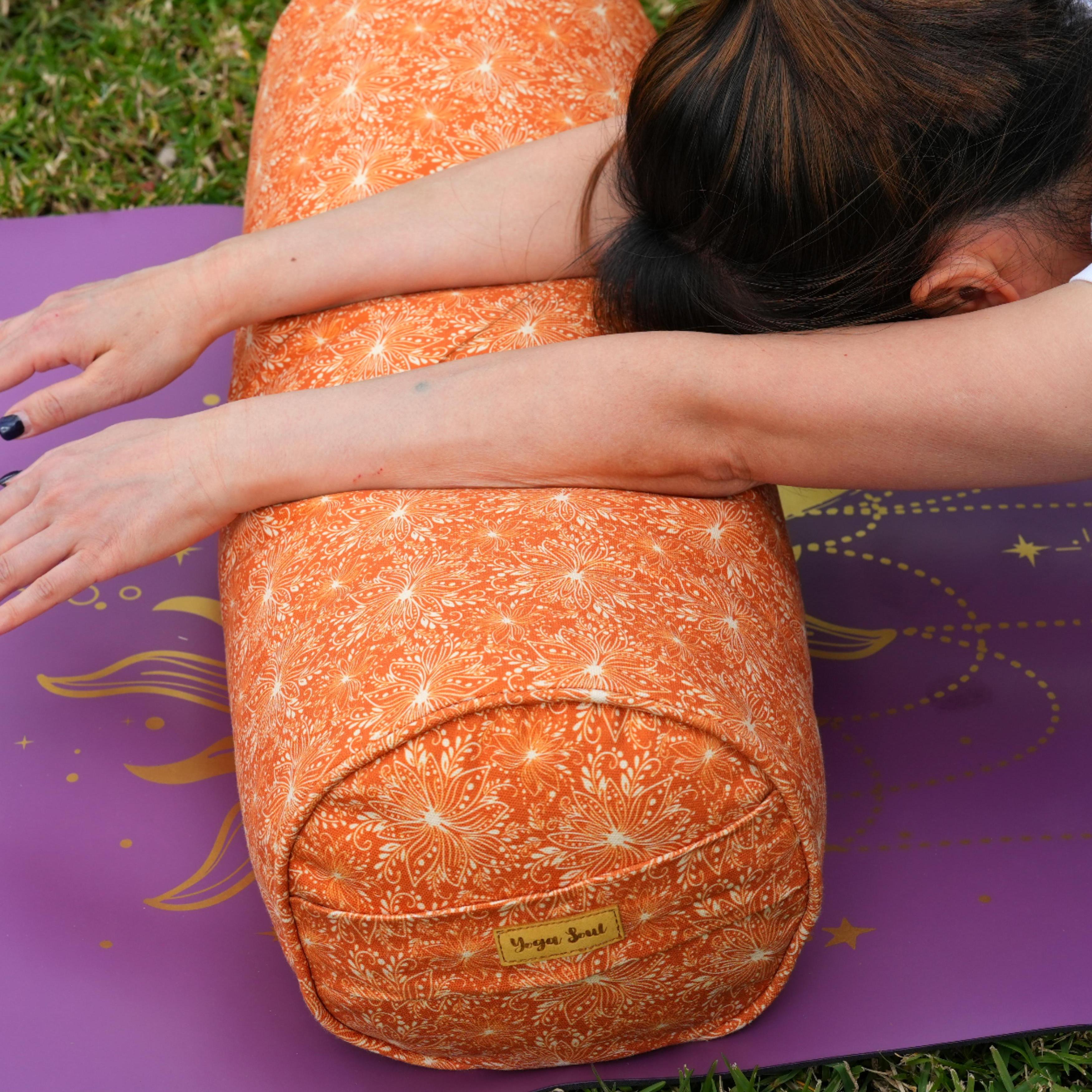 Round Yoga Bolster | Sattva Lotus | Earth