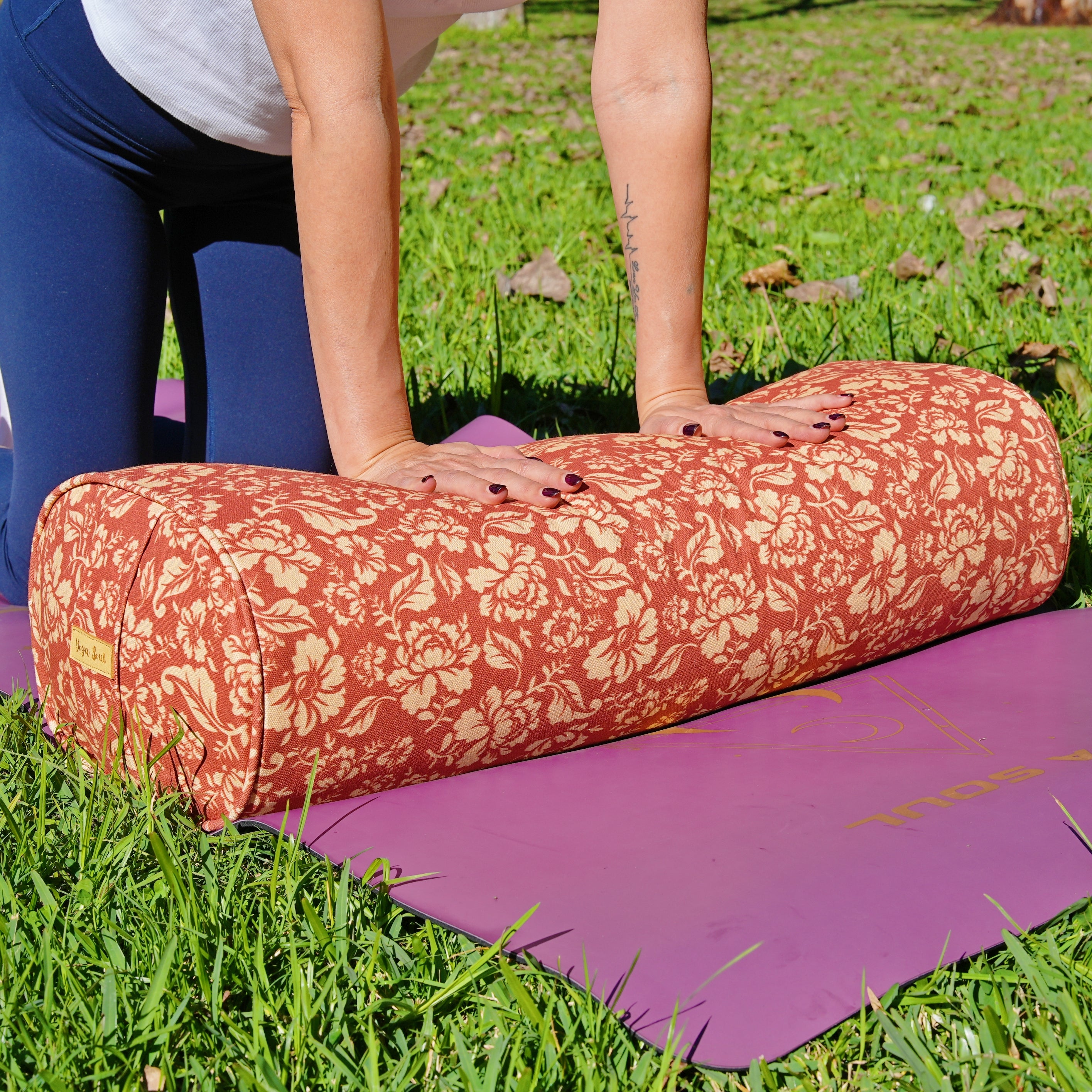 Oval Yoga Bolster | Ananda Rose | Earth