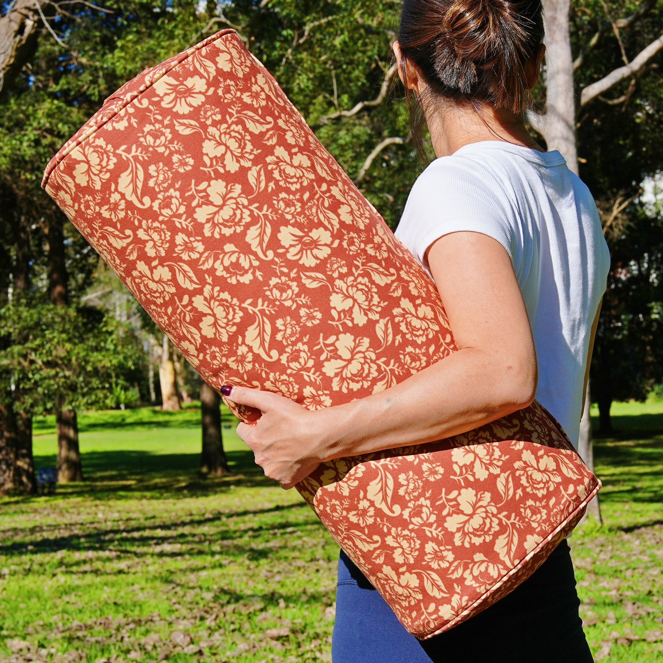 Oval Yoga Bolster | Ananda Rose | Earth