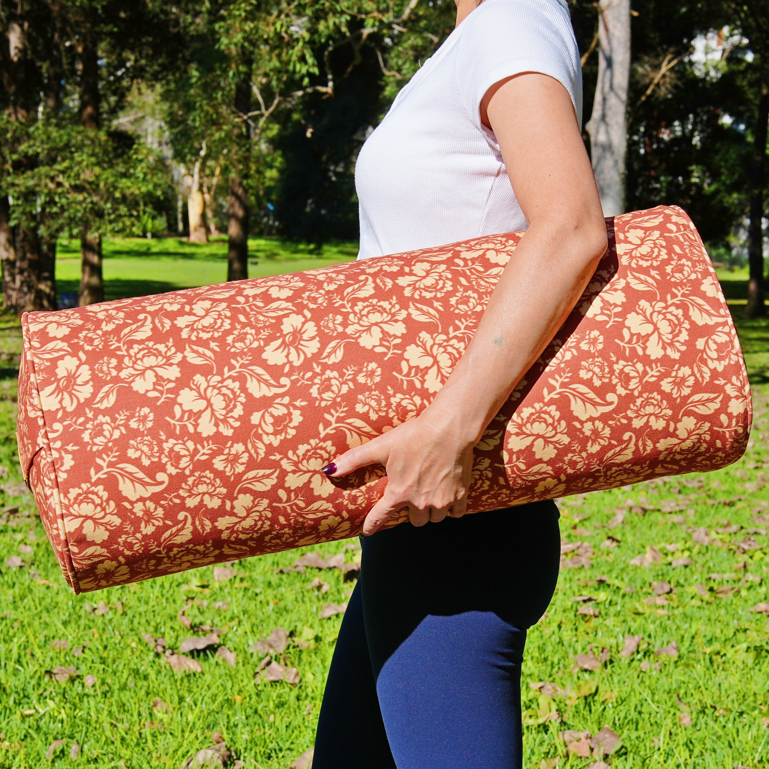 Oval Yoga Bolster | Ananda Rose | Earth