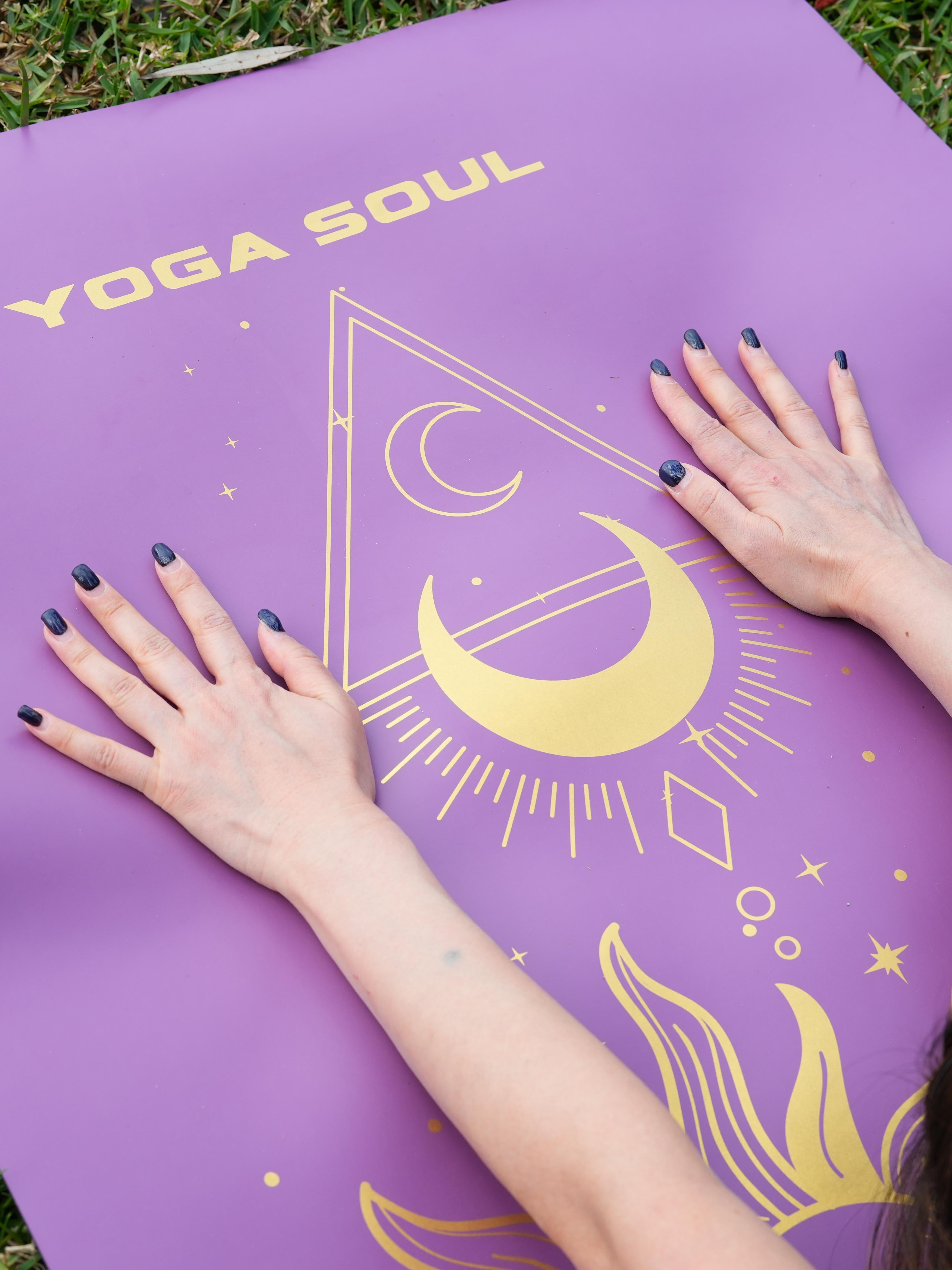 PowerPro Yoga Mat | Lavender + Strap