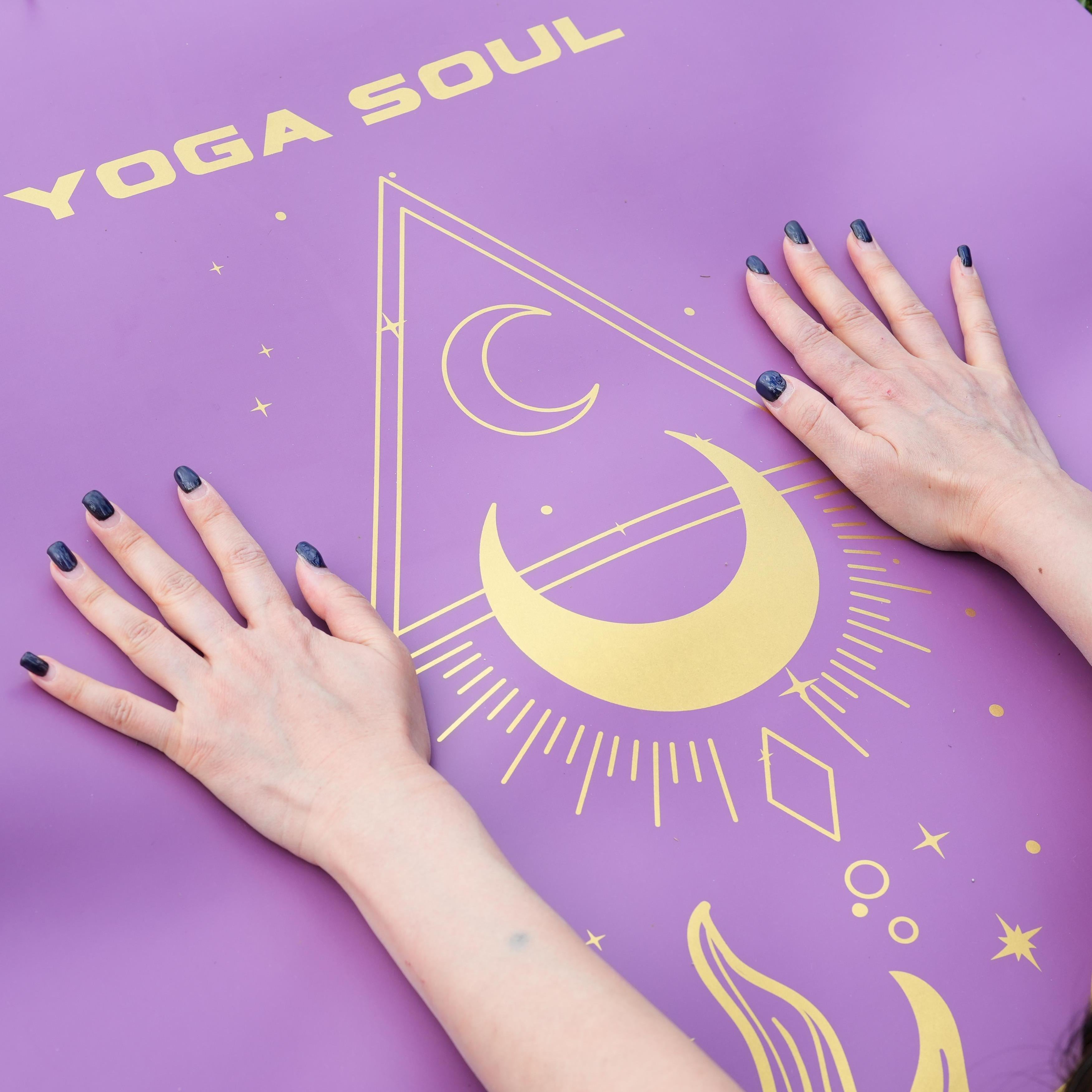 PowerPro Yoga Mat | Lavender + Strap