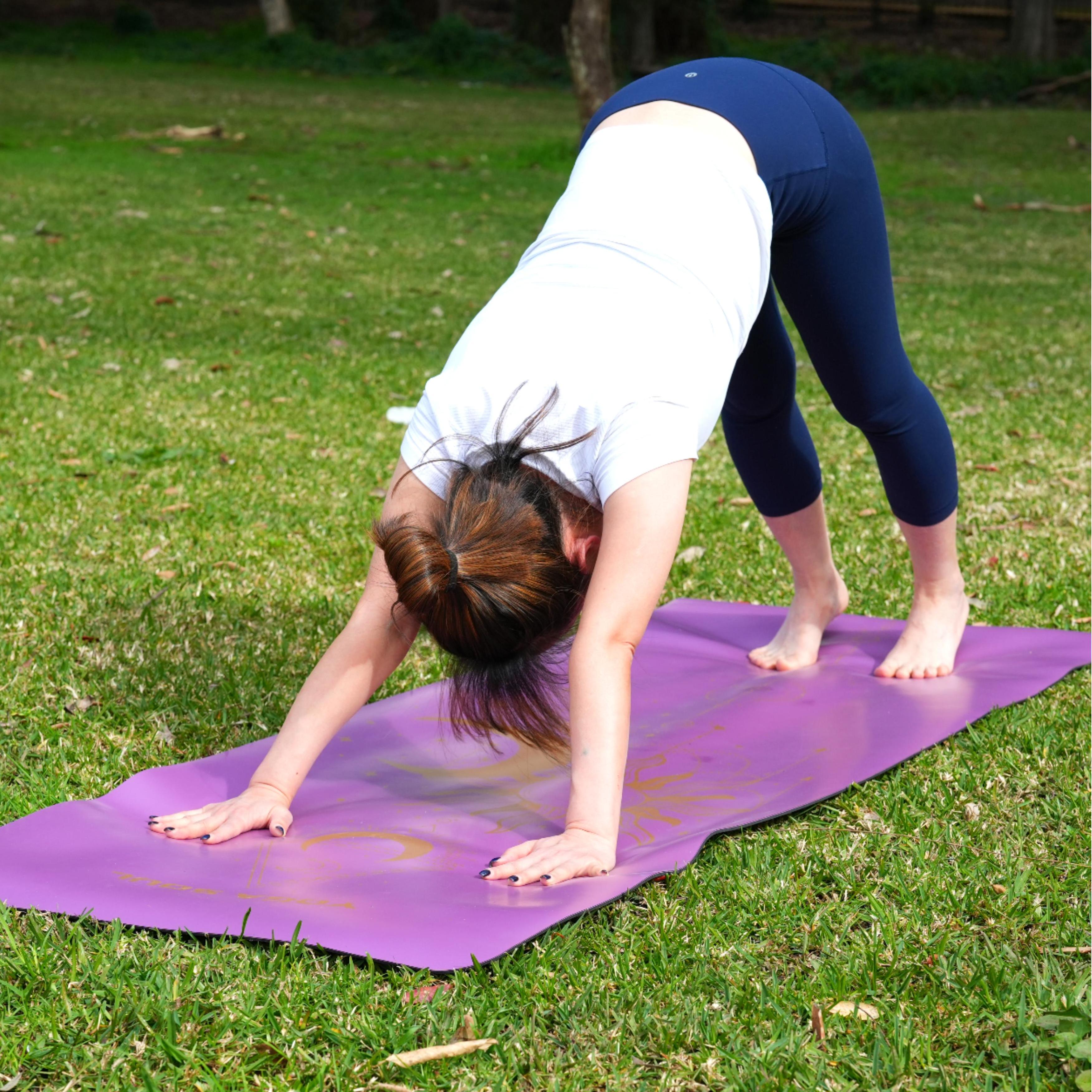 PowerPro Yoga Mat | Lavender + Strap