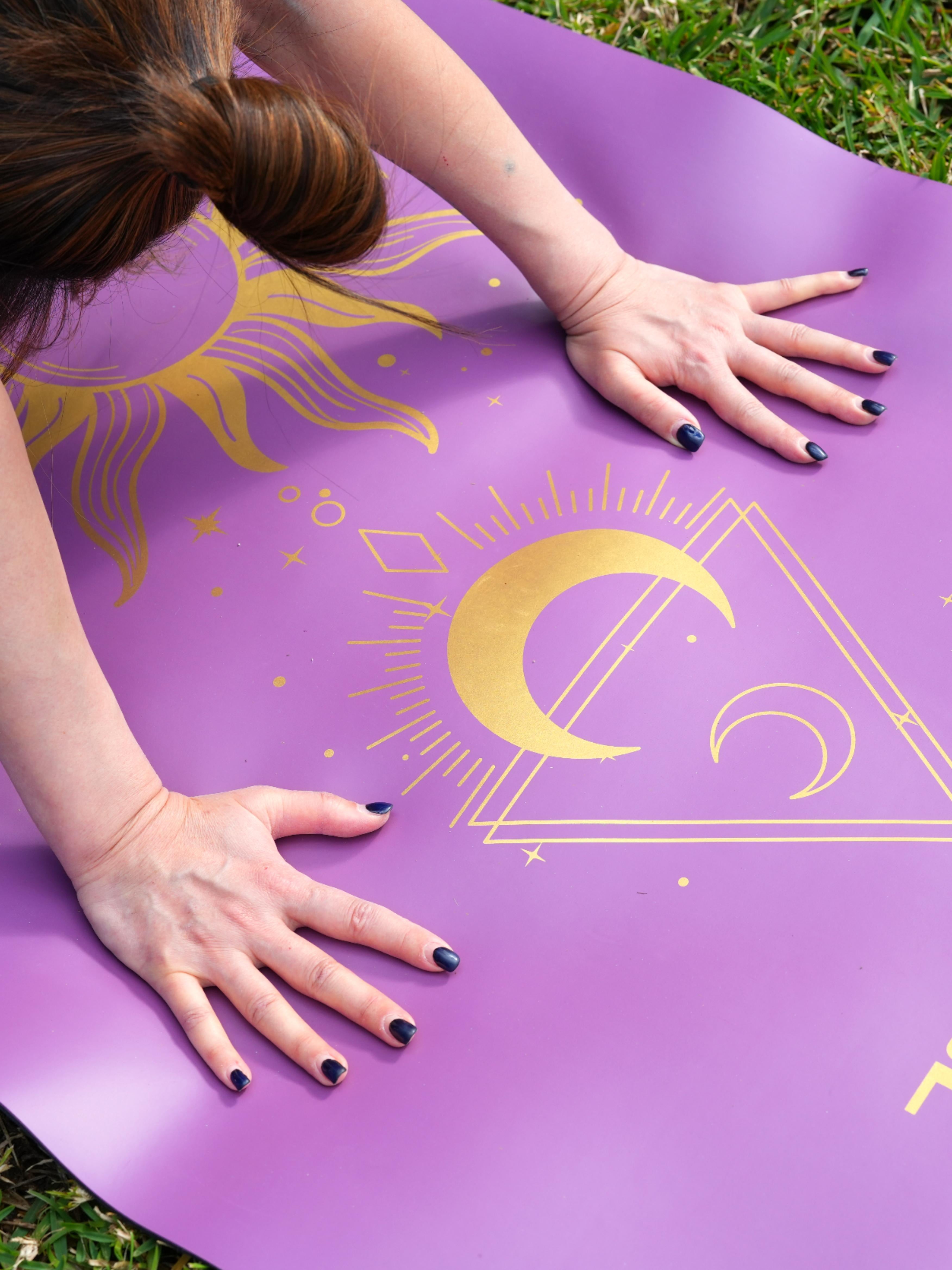 PowerPro Yoga Mat | Lavender + Strap