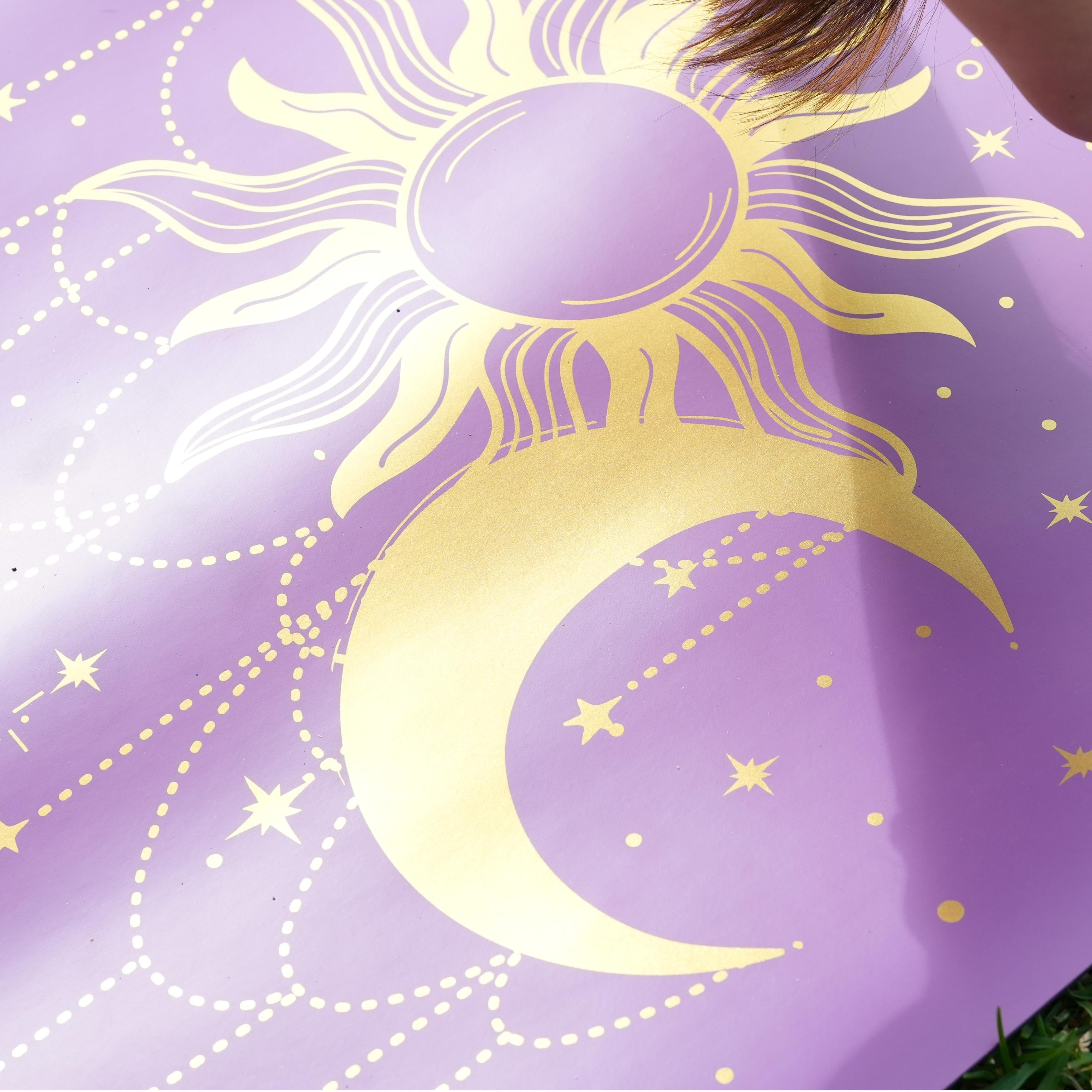 PowerPro Yoga Mat | Lavender + Strap