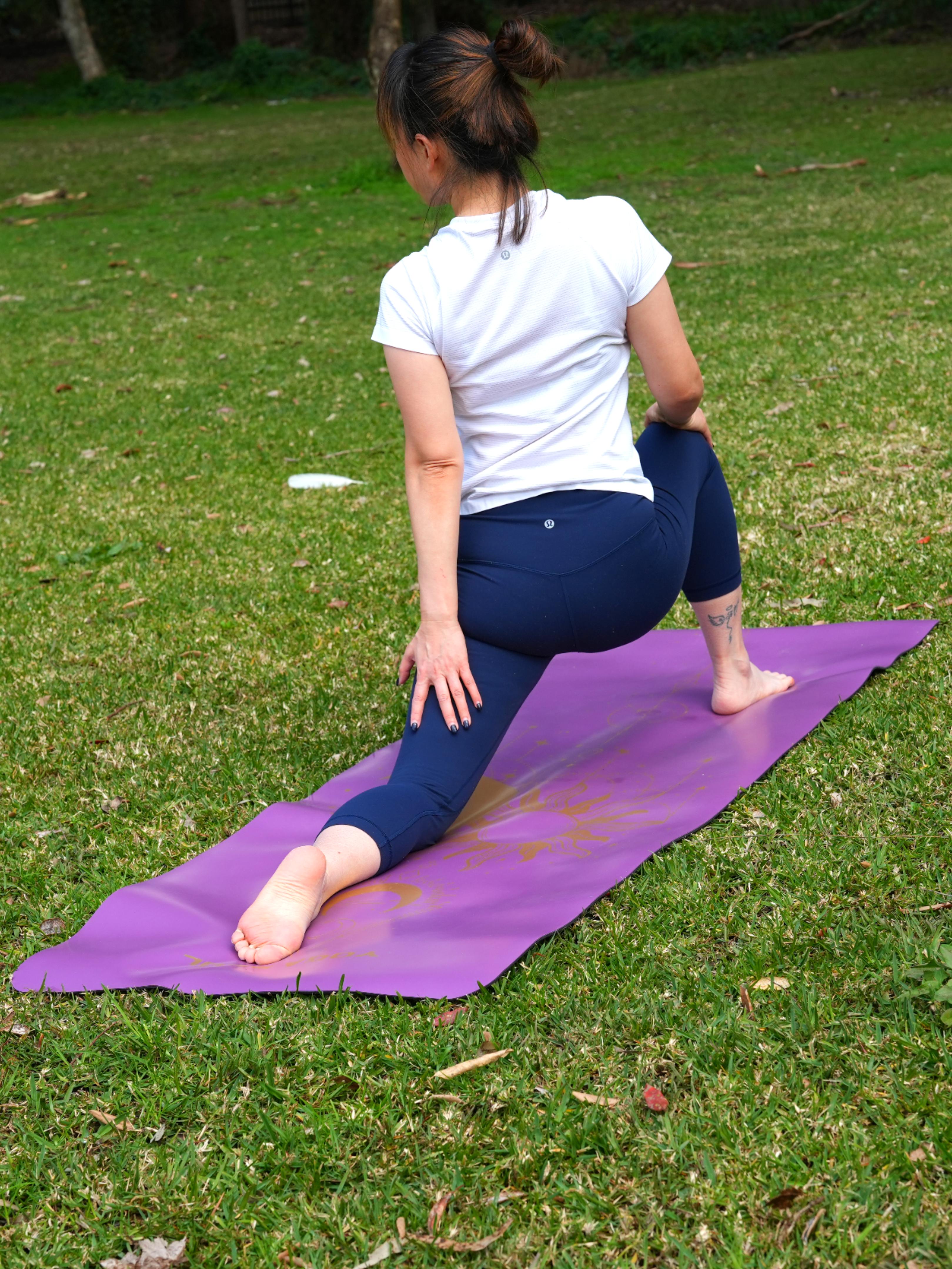PowerPro Yoga Mat | Lavender + Strap