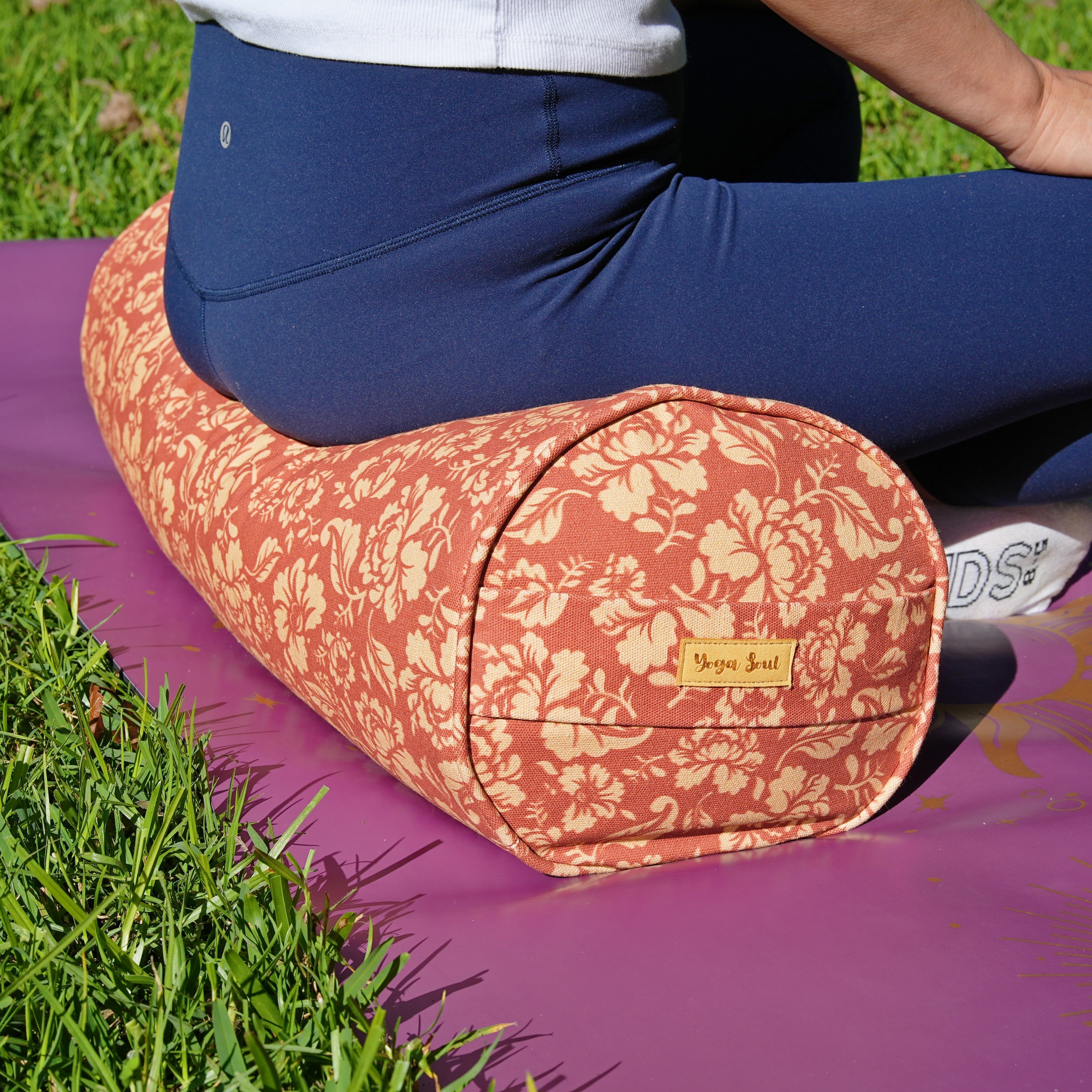 Round Yoga Bolster | Ananda Rose | Earth