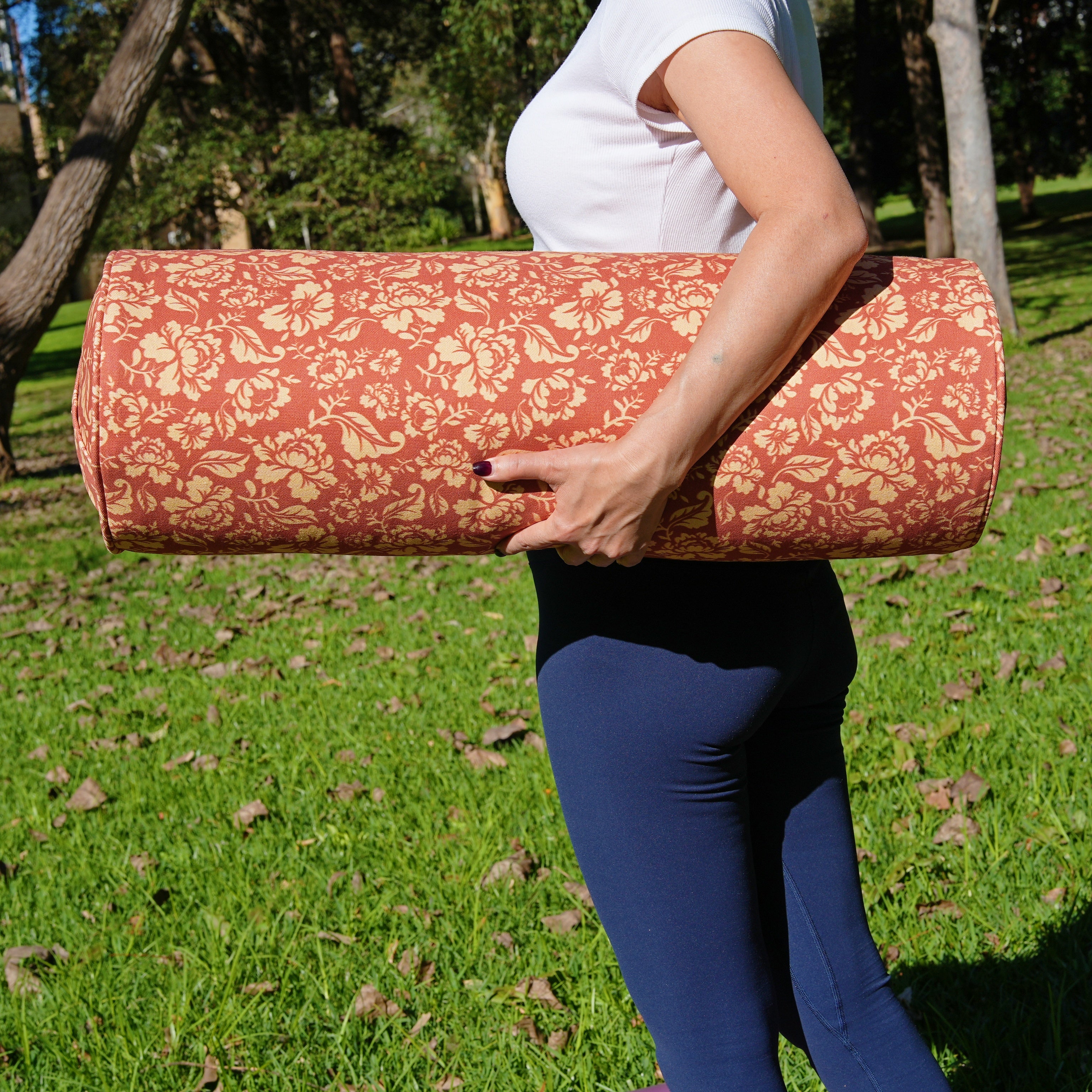Round Yoga Bolster | Ananda Rose | Earth