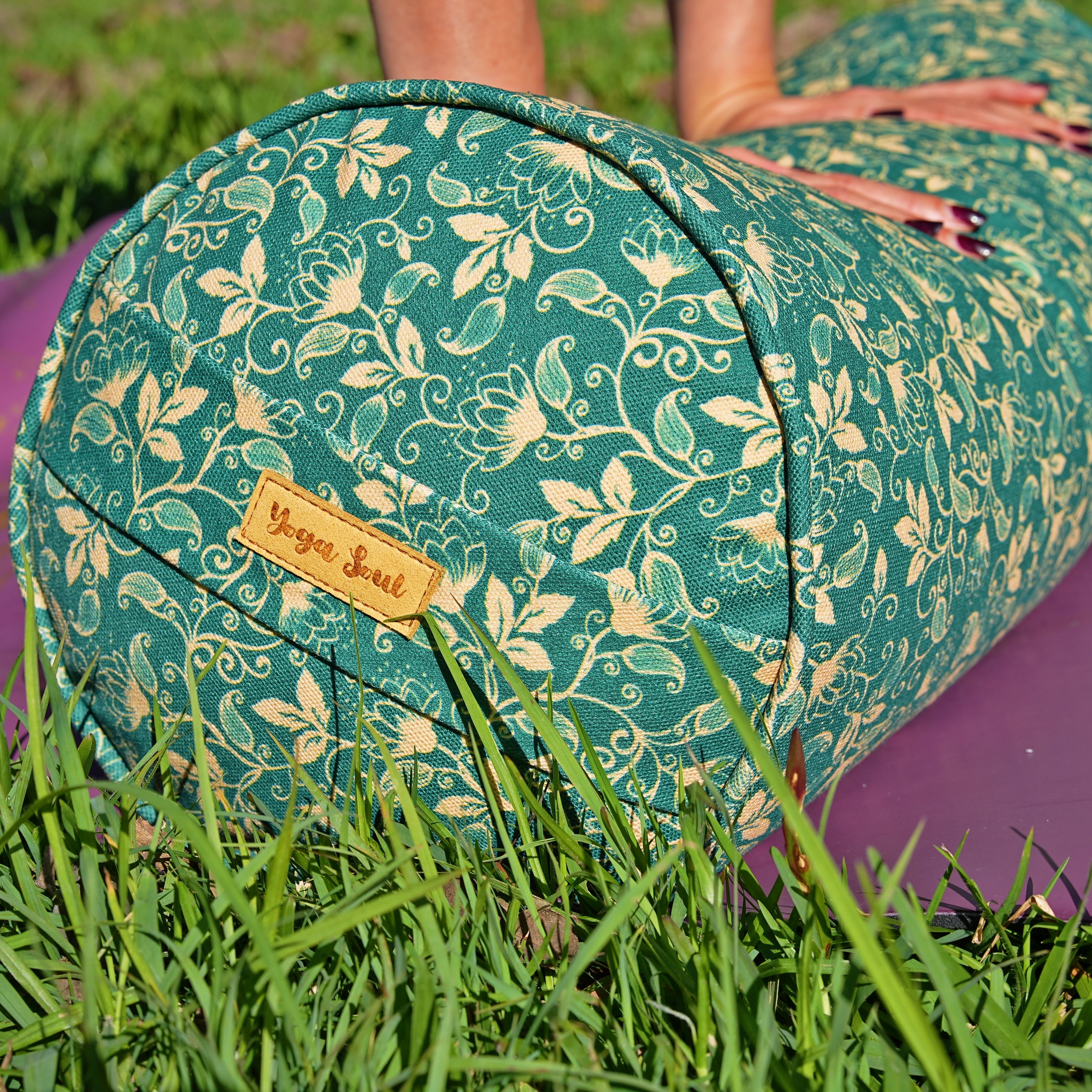 Round Yoga Bolster | Shanti Lotus| Forrest