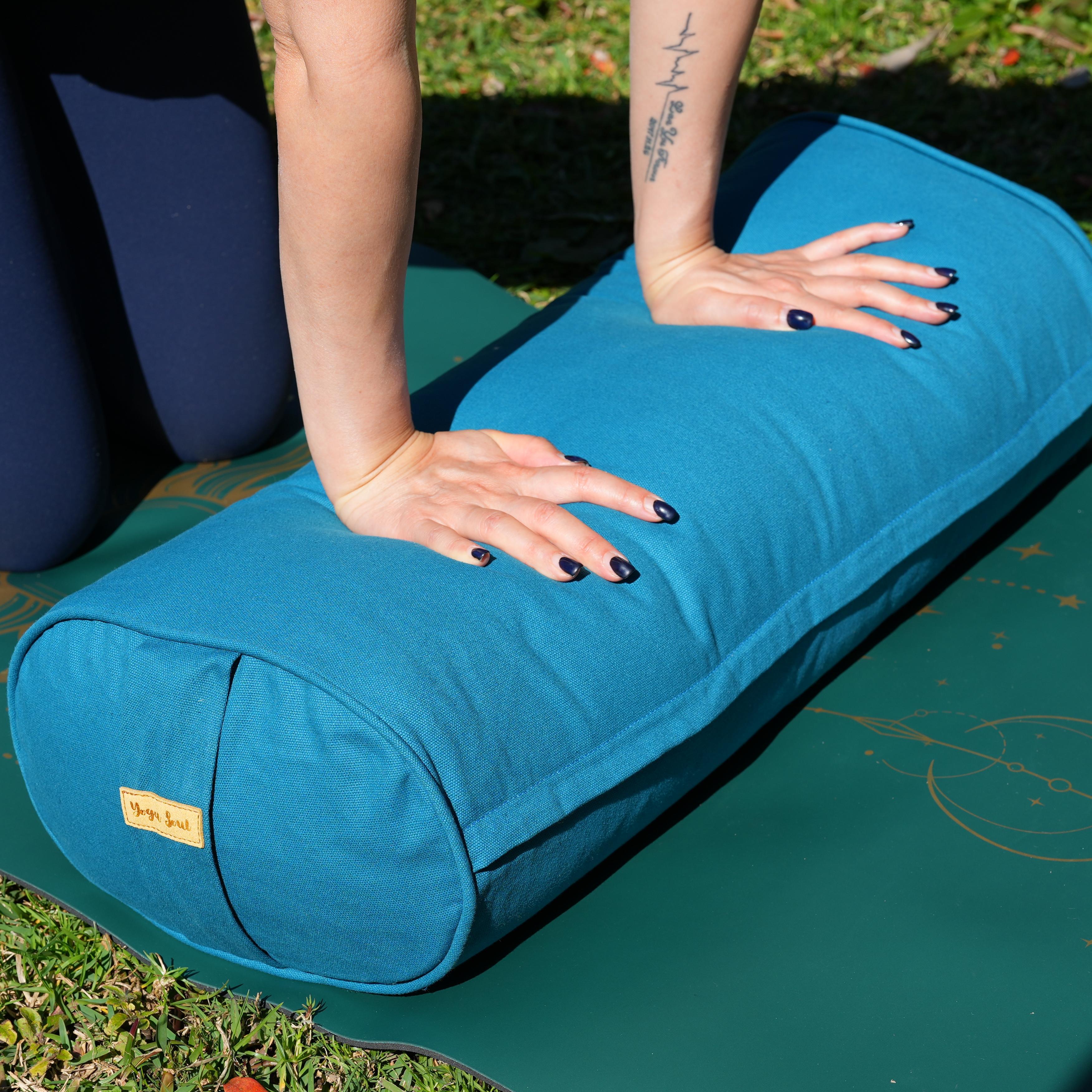 Oval Yoga Bolster | Pure | Teal