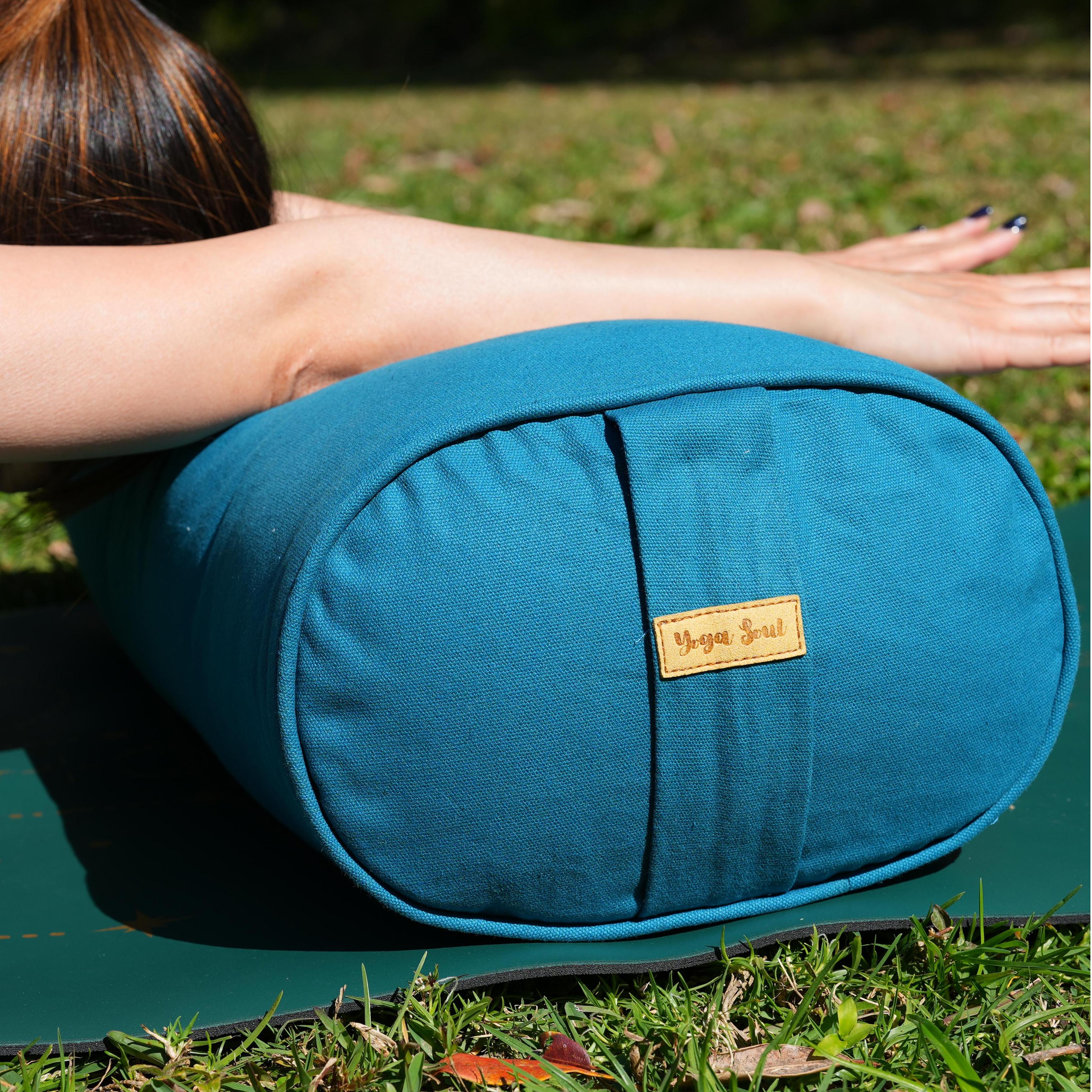 Oval Yoga Bolster | Pure | Teal