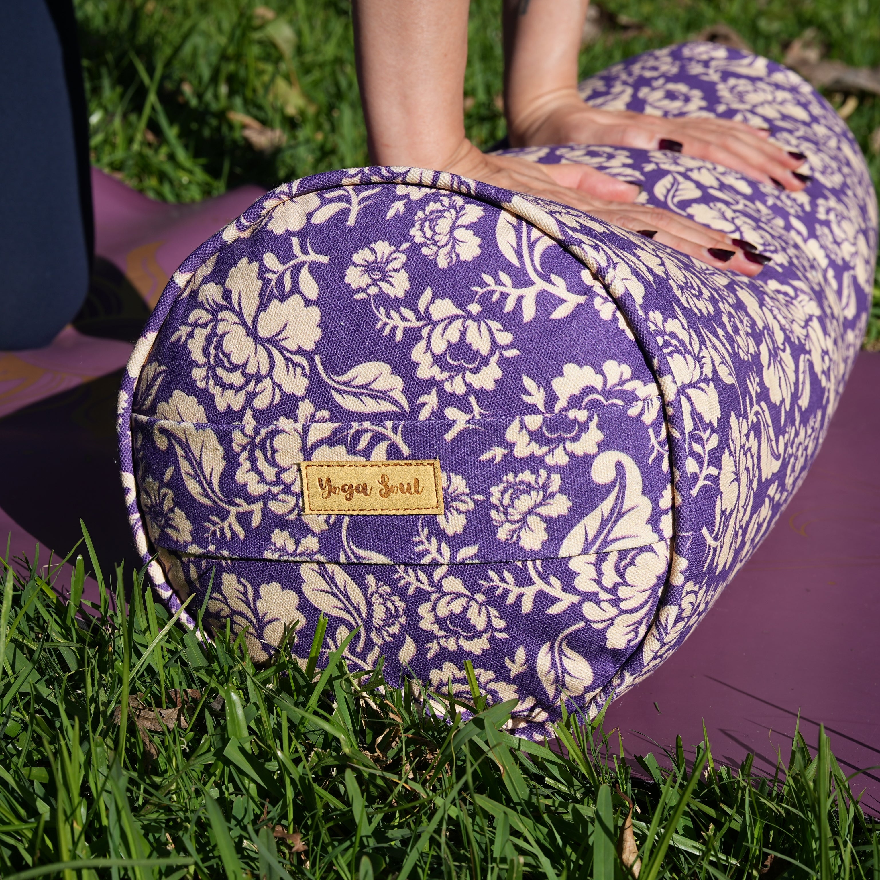 Round Yoga Bolster | Ananda Rose | Mystic Violet