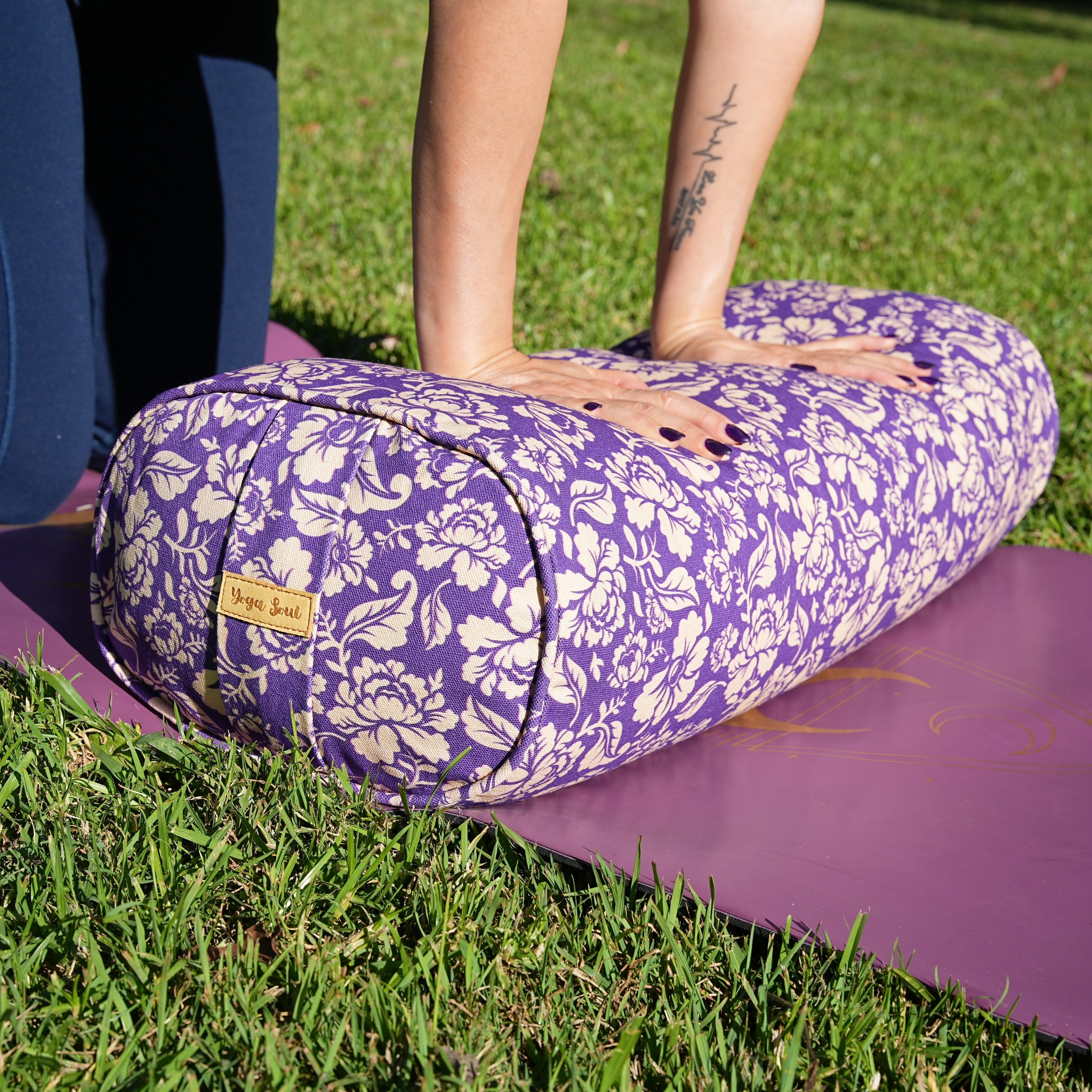 Oval Yoga Bolster | Ananda Rose | Mystic Violet