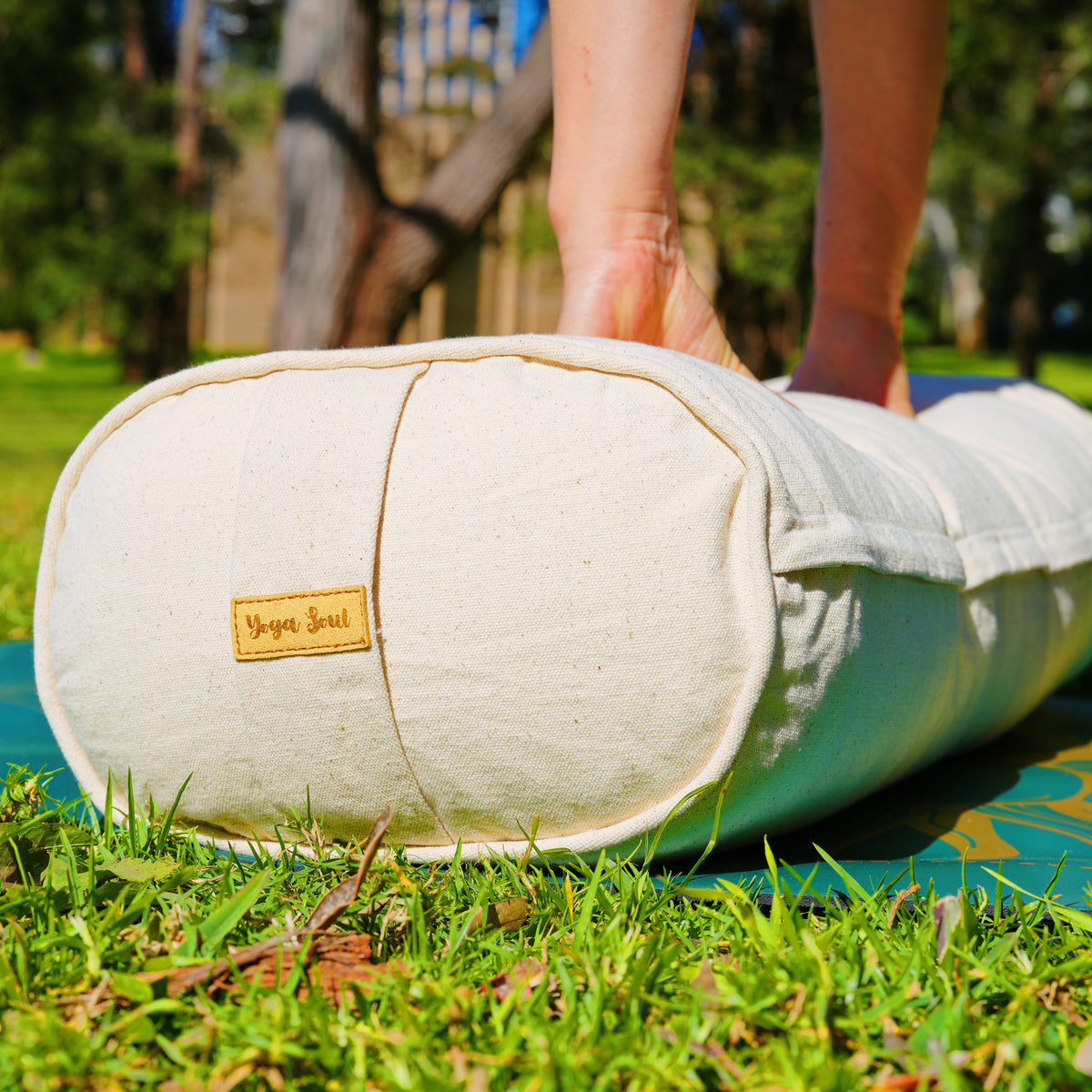 Oval Yoga Bolster | Sattva Purity