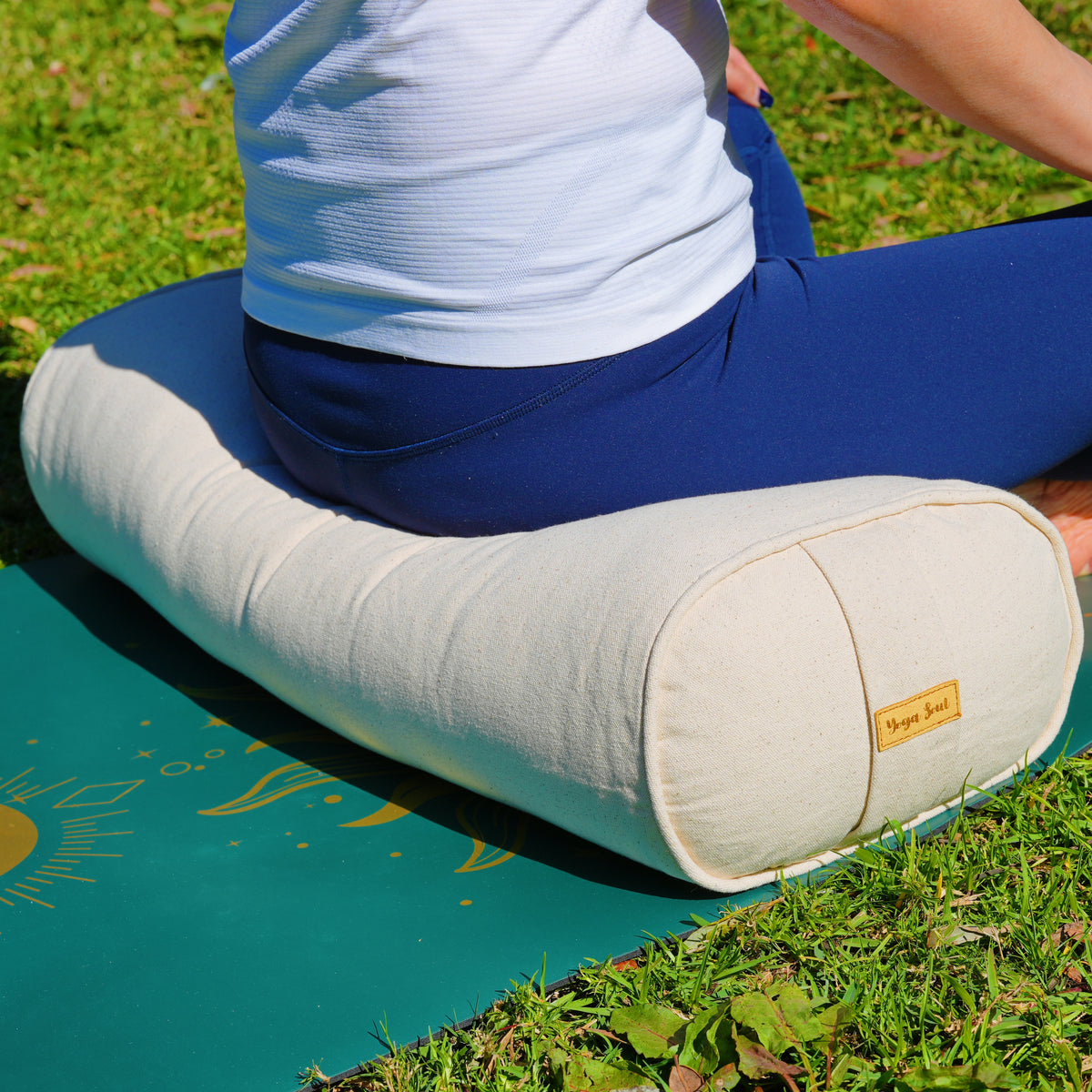 Oval Yoga Bolster | Sattva Purity