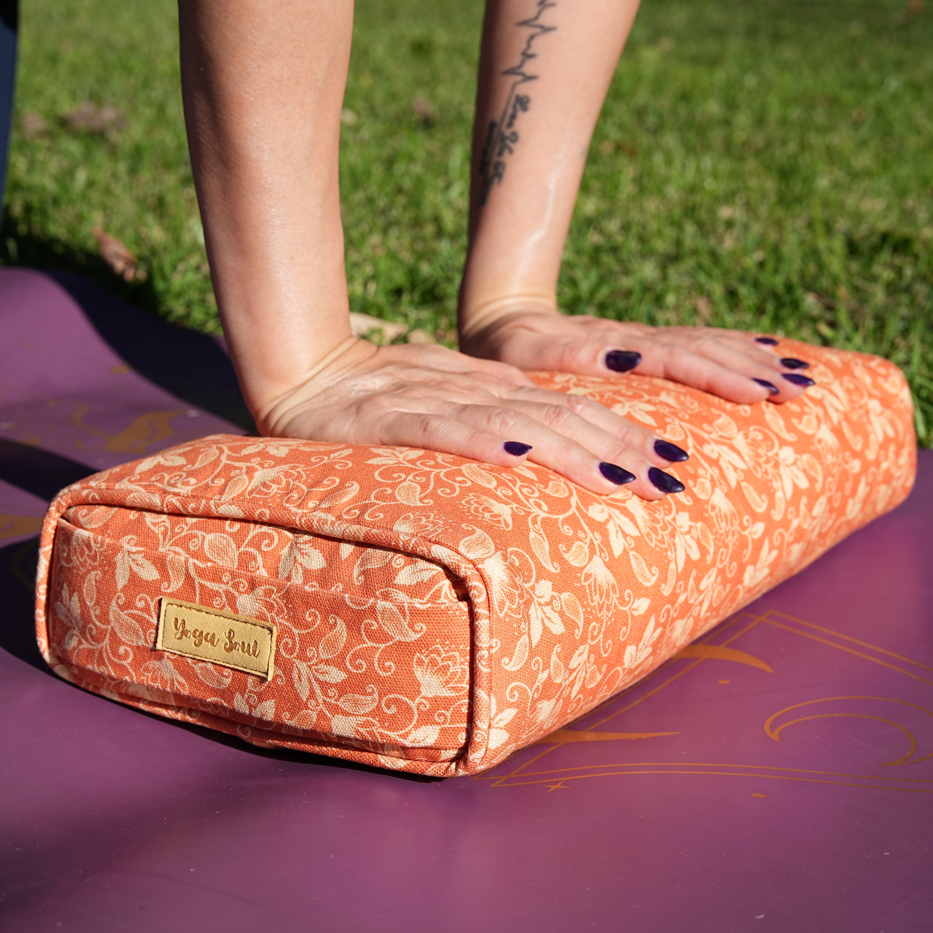 Travel Yoga Pillow | Shanti Lotus | Sunset