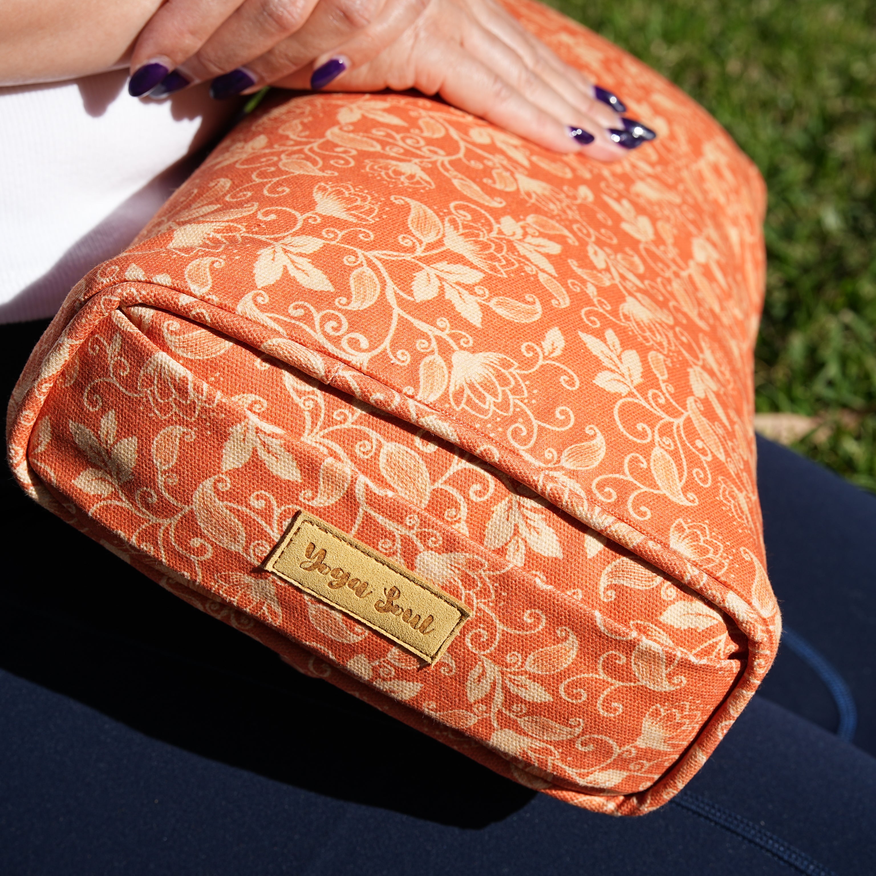 Travel Yoga Pillow | Shanti Lotus | Sunset