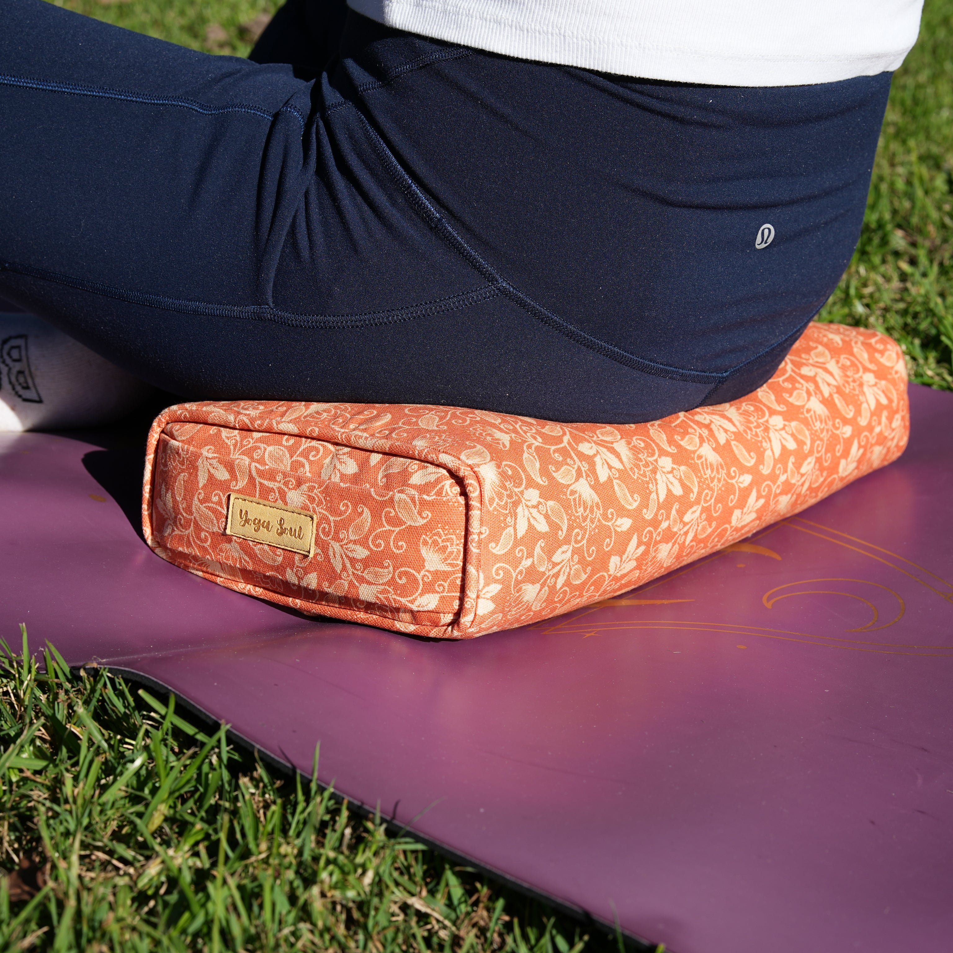 Travel Yoga Pillow | Shanti Lotus | Sunset