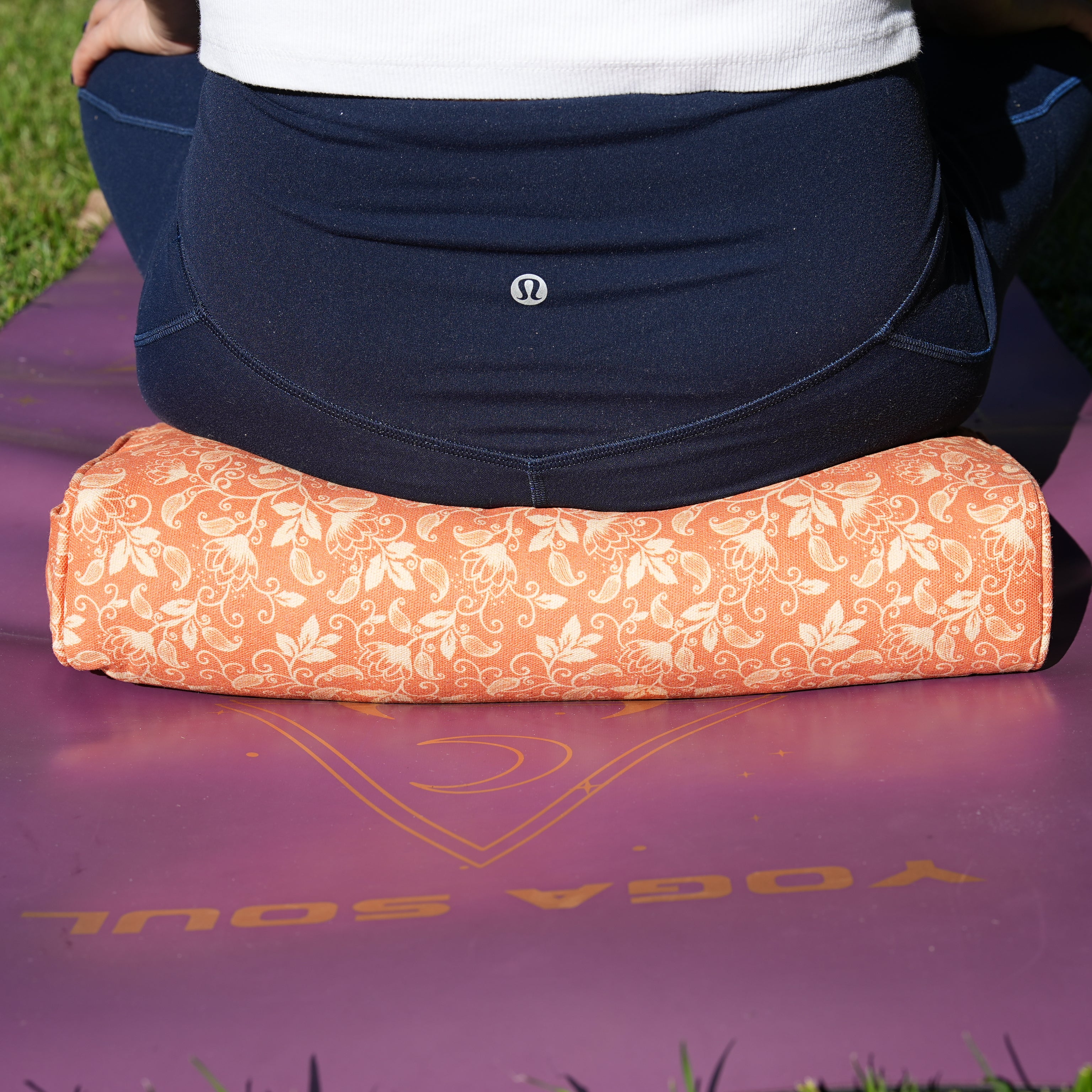 Travel Yoga Pillow | Shanti Lotus | Sunset