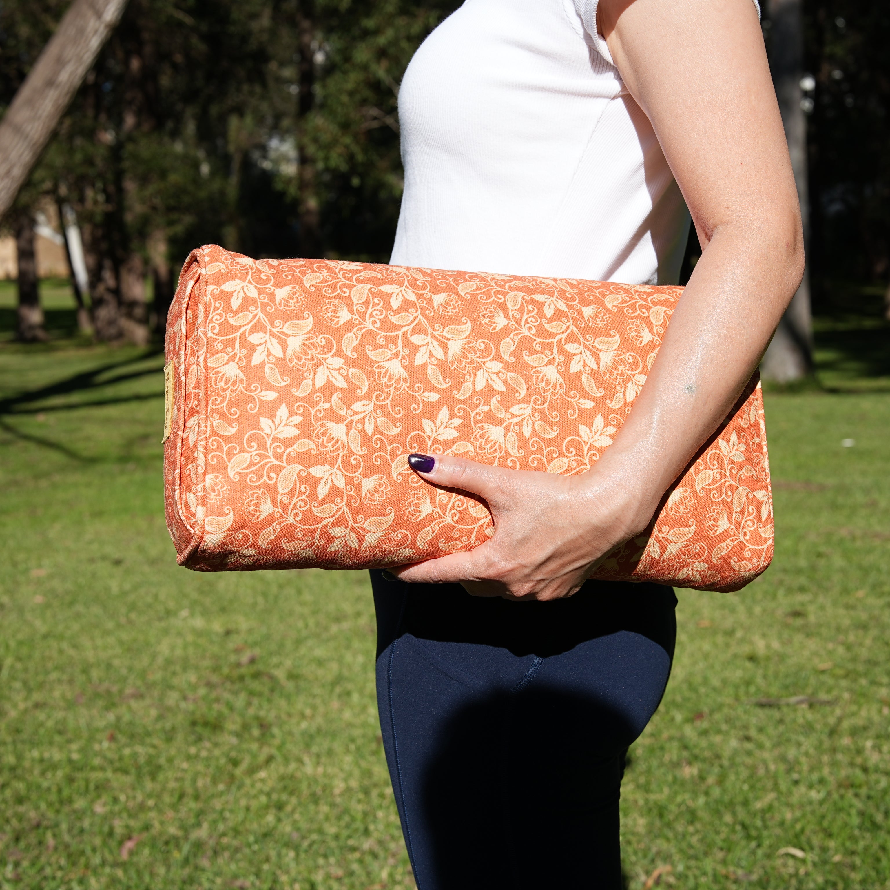 Travel Yoga Pillow | Shanti Lotus | Sunset