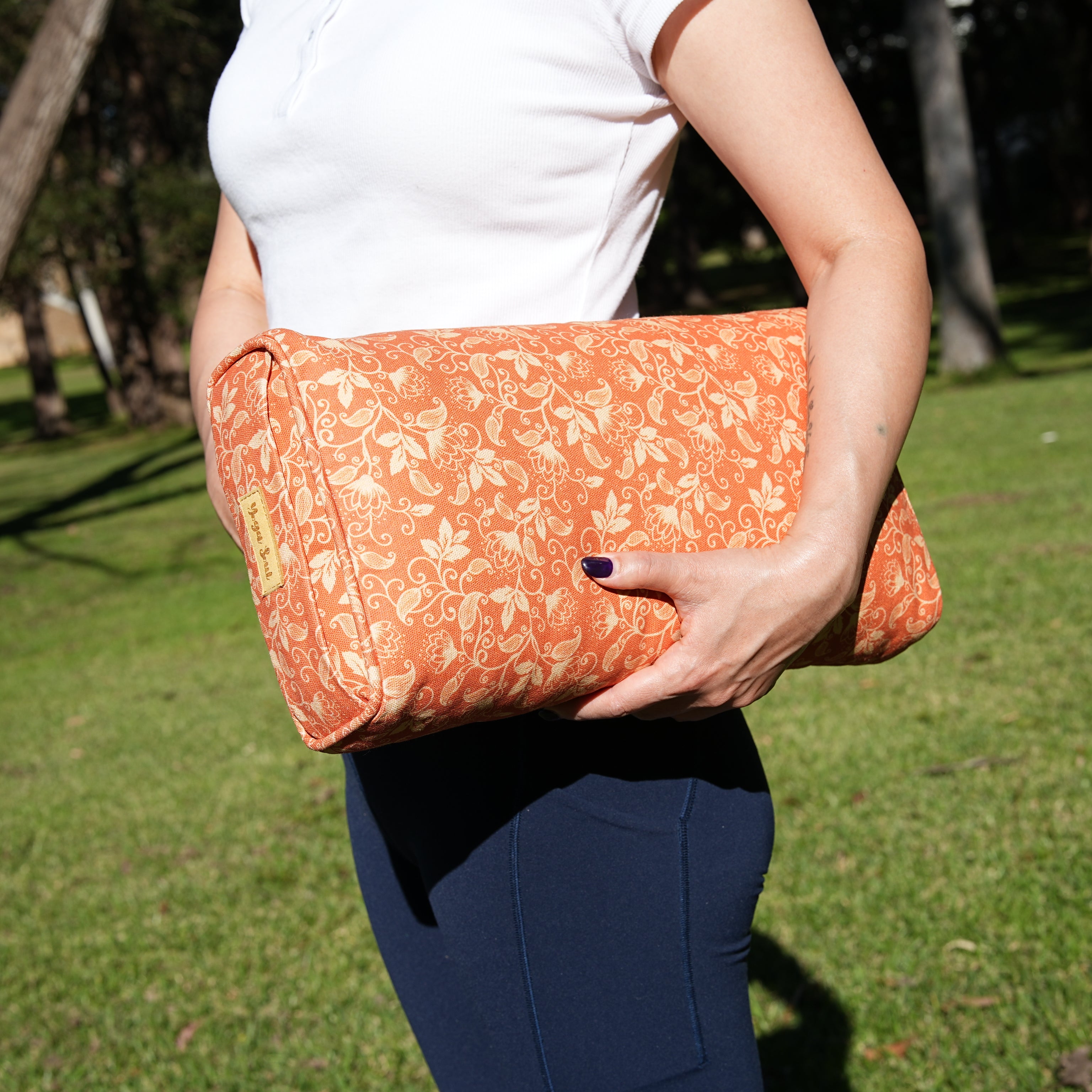 Travel Yoga Pillow | Shanti Lotus | Sunset