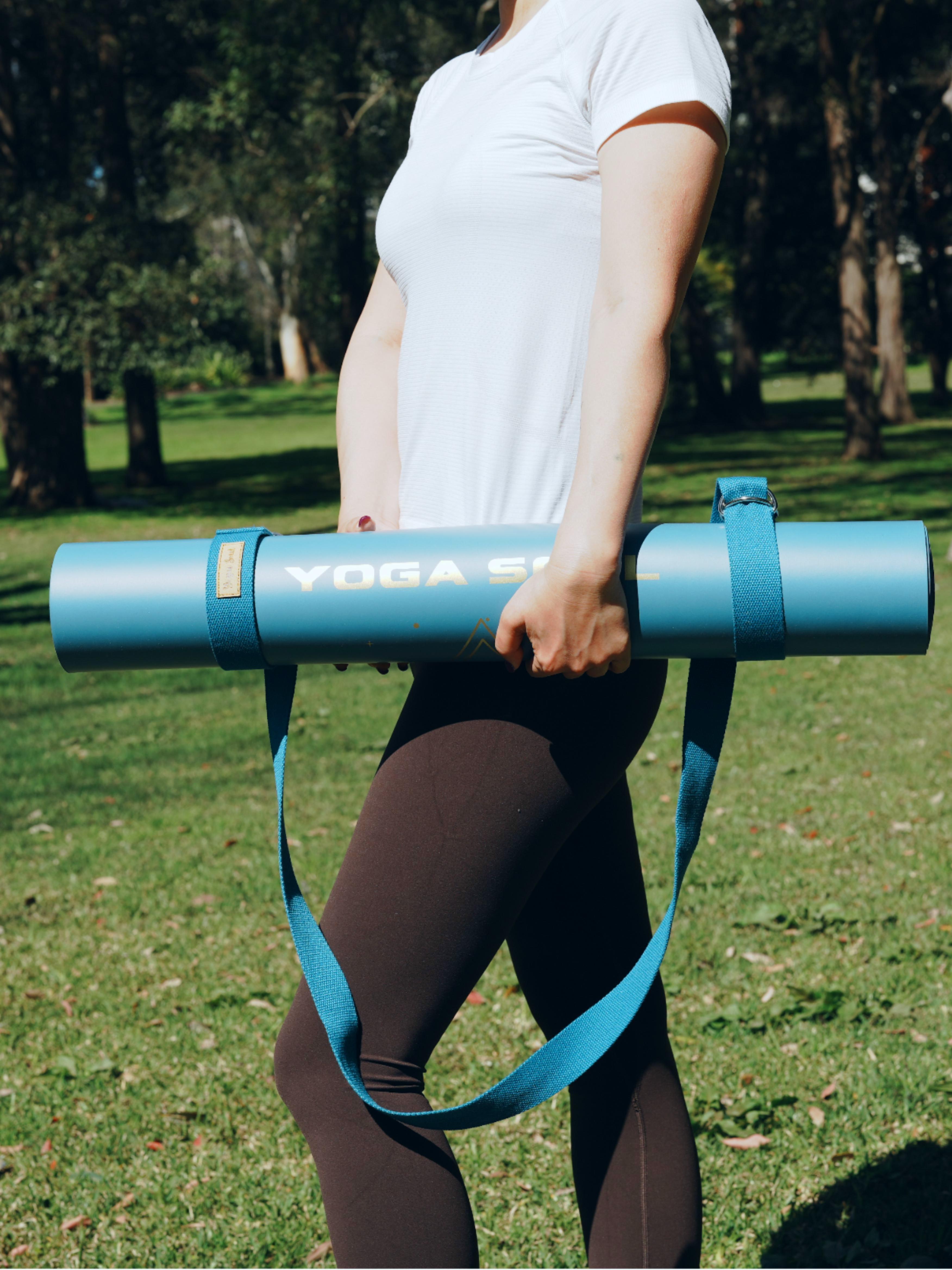 Yoga Mat Strap | Teal Blue (Strap ONLY)