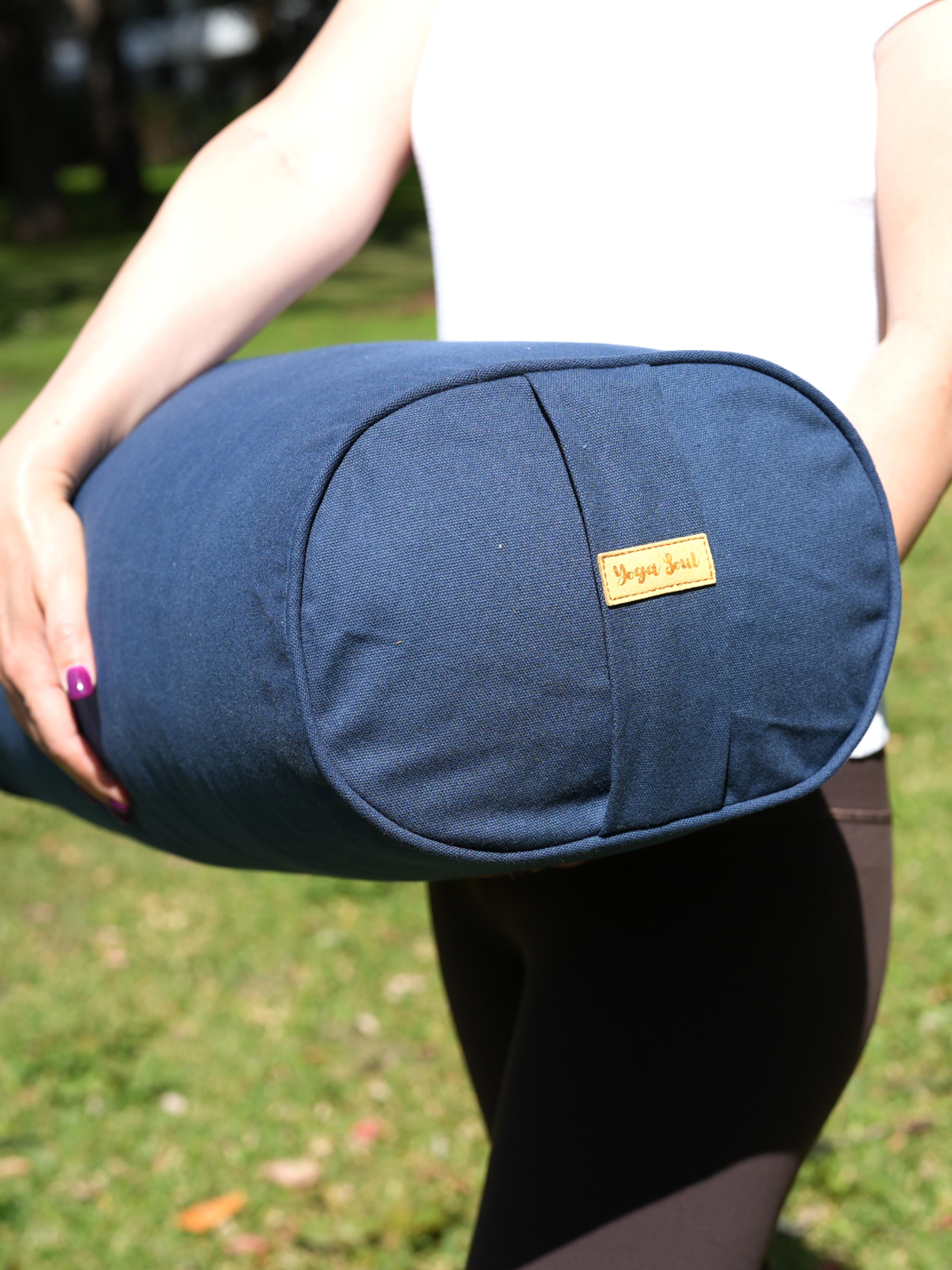 Oval Yoga Bolster | Pure | Navy
