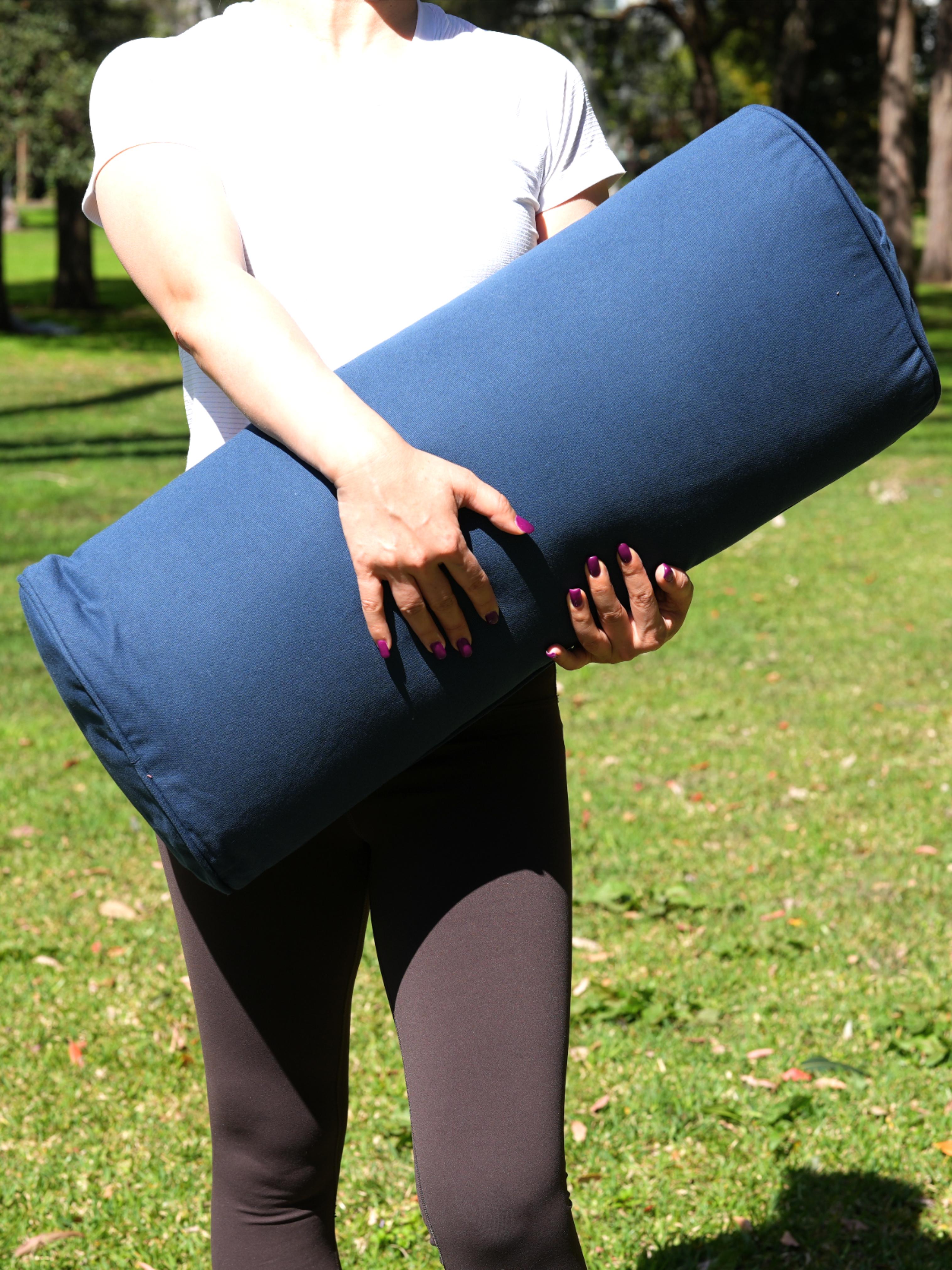 Oval Yoga Bolster | Pure | Navy