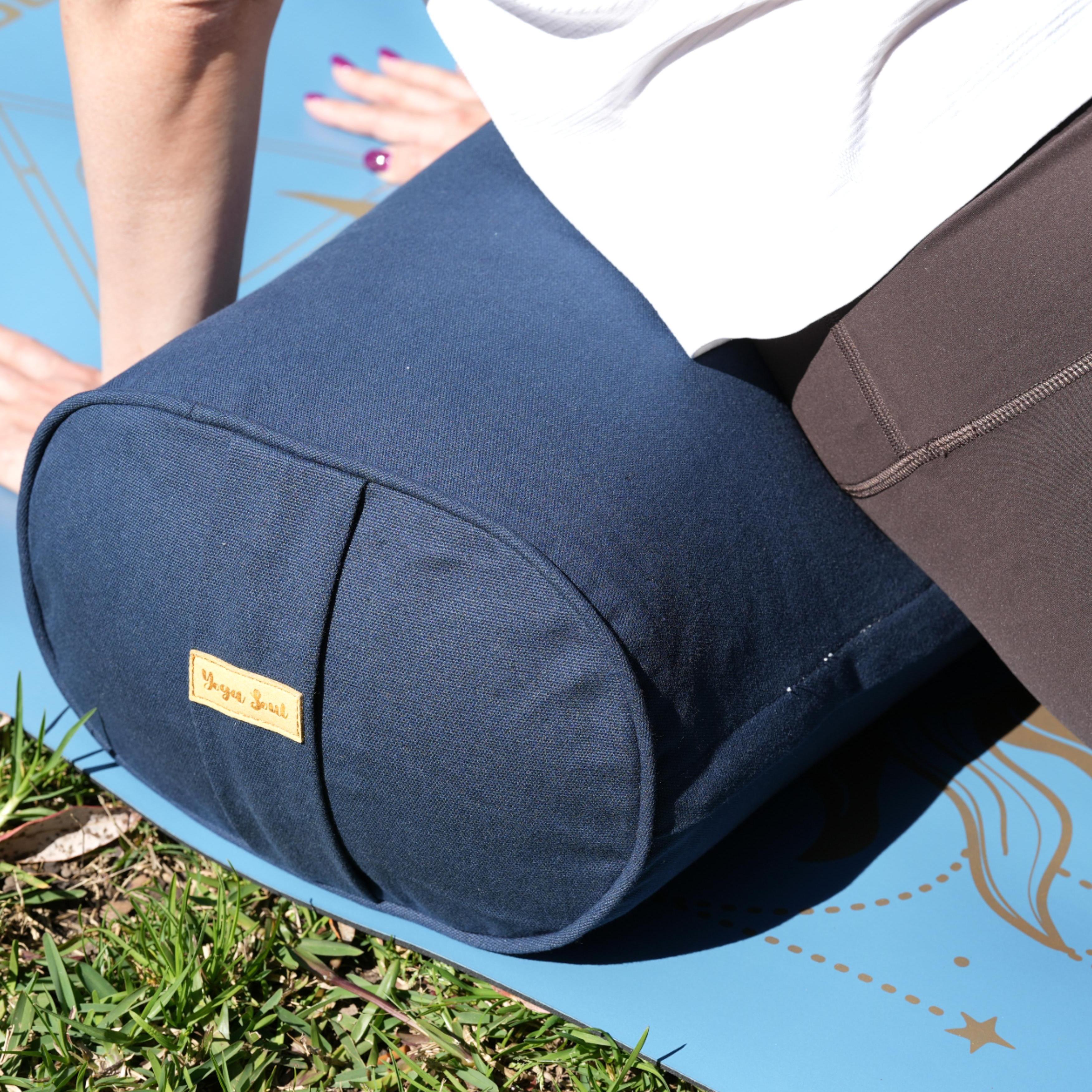 Oval Yoga Bolster | Pure | Navy