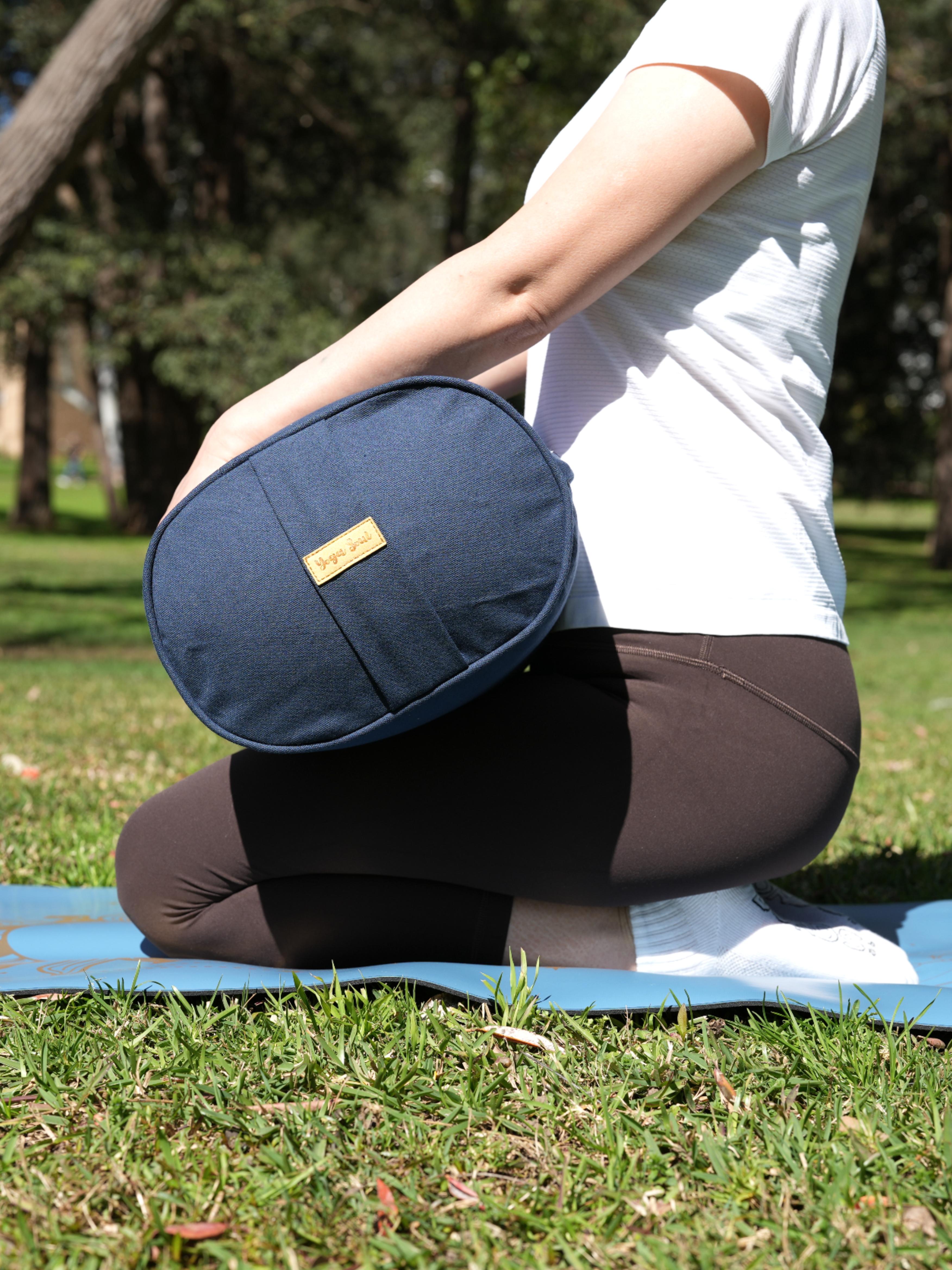 Oval Yoga Bolster | Pure | Navy