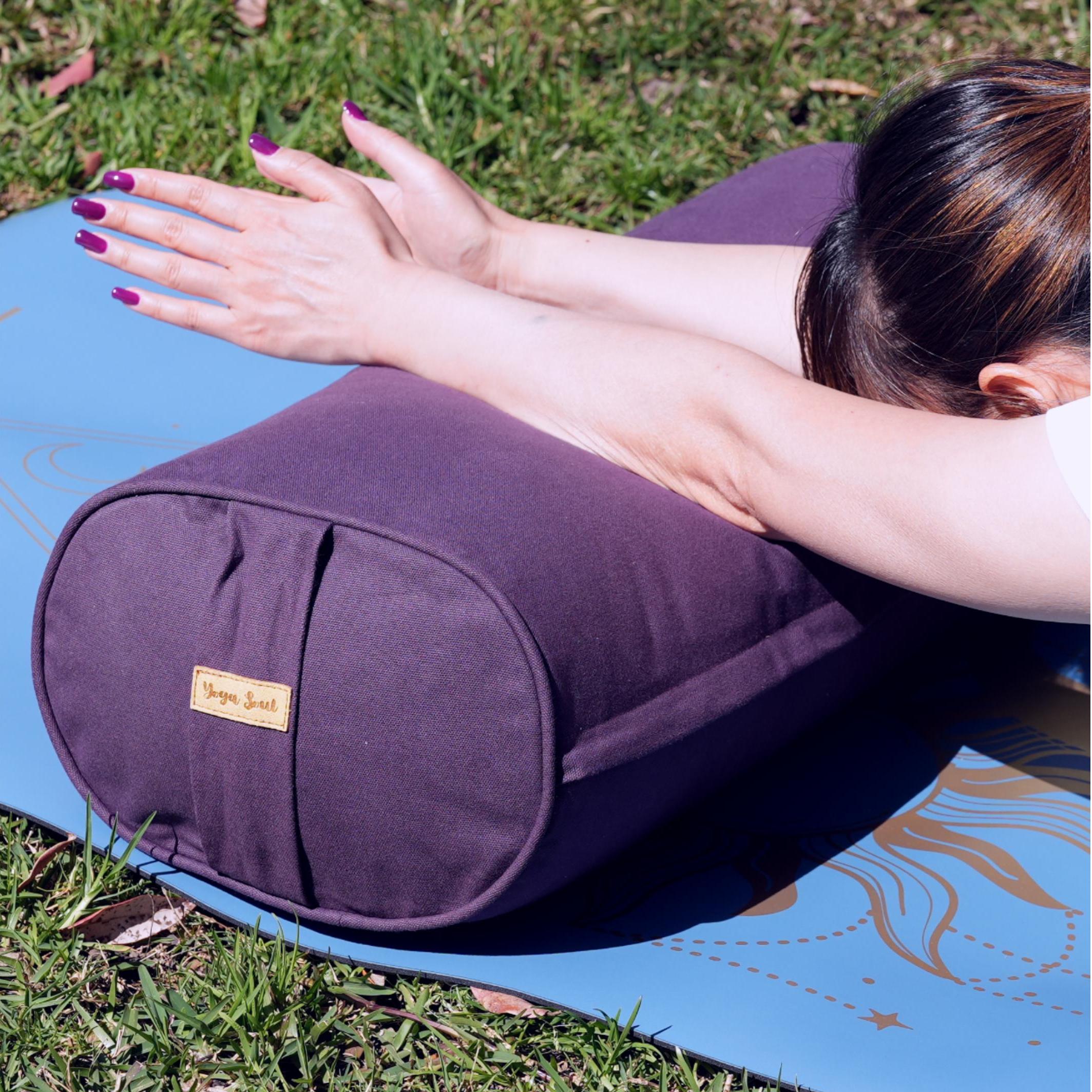 Oval Yoga Bolster | Pure | Purple