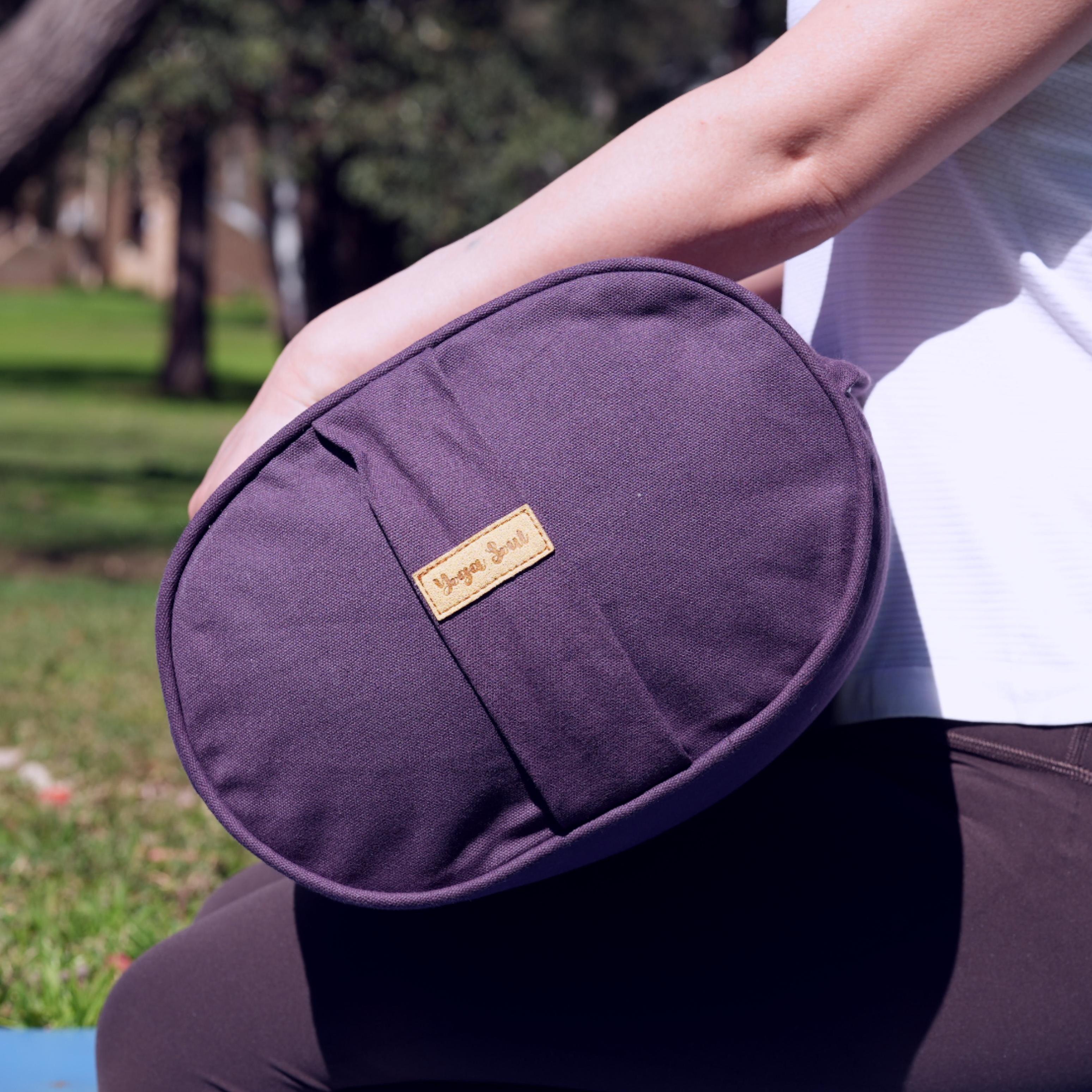 Oval Yoga Bolster | Pure | Purple