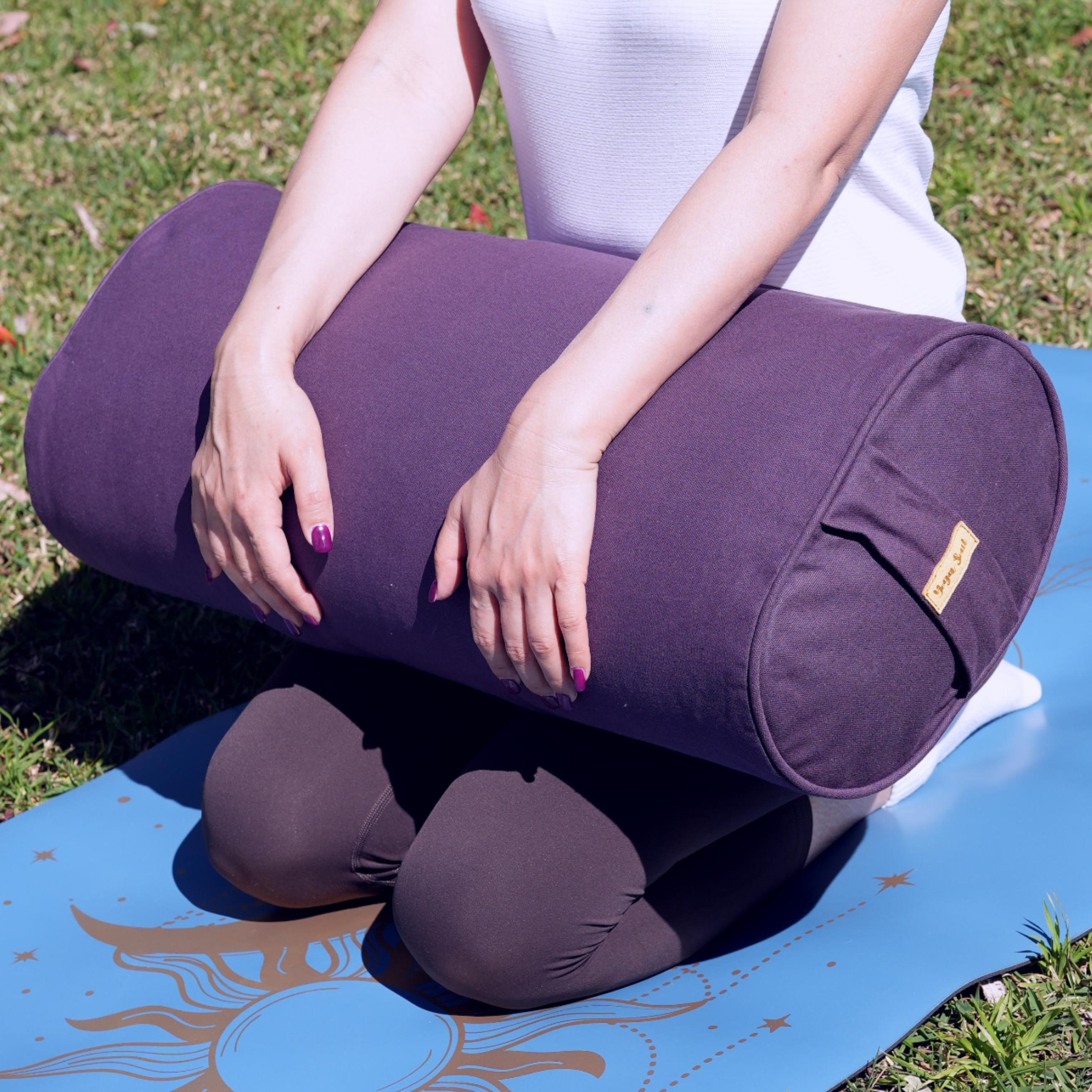 Oval Yoga Bolster | Pure | Purple