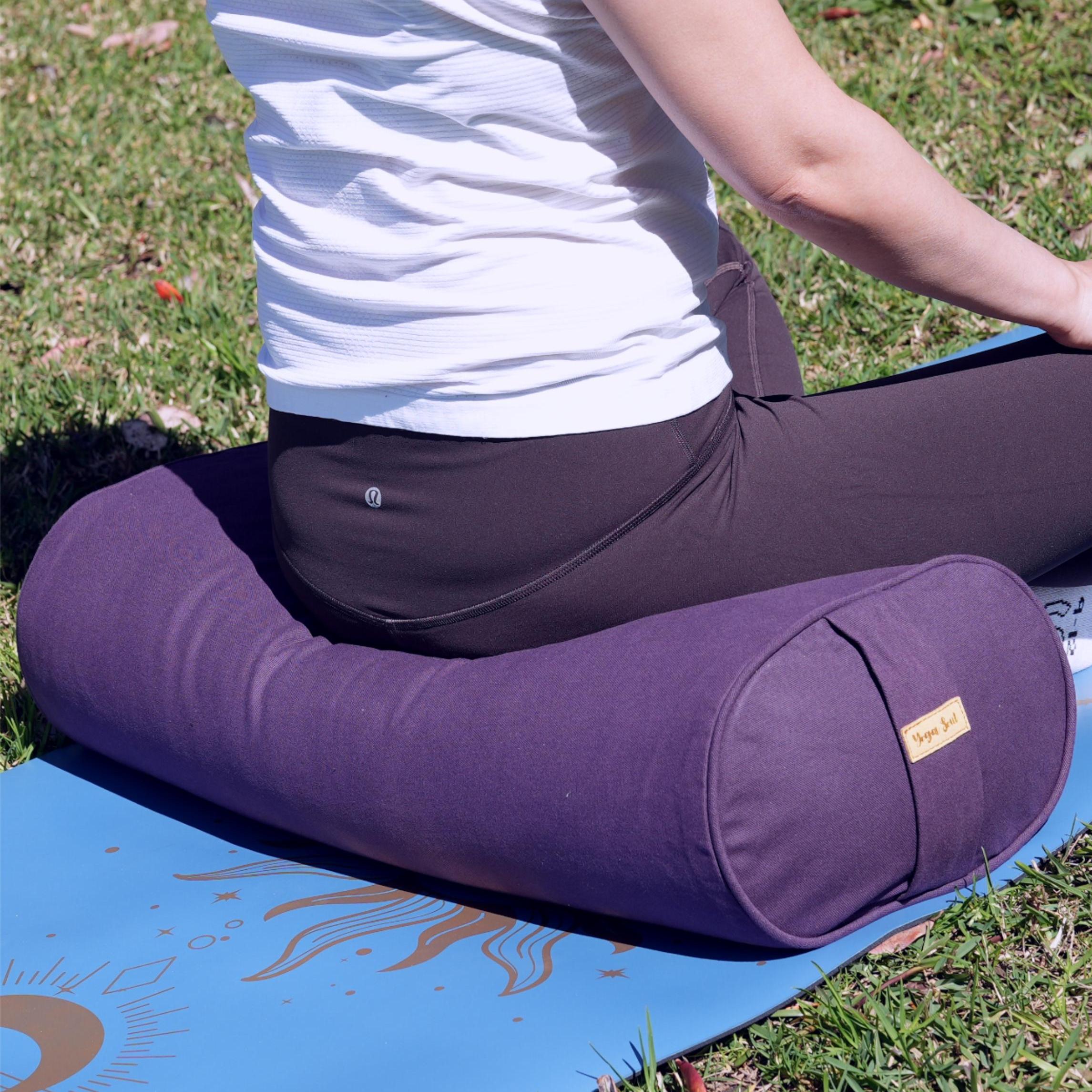 Oval Yoga Bolster | Pure | Purple