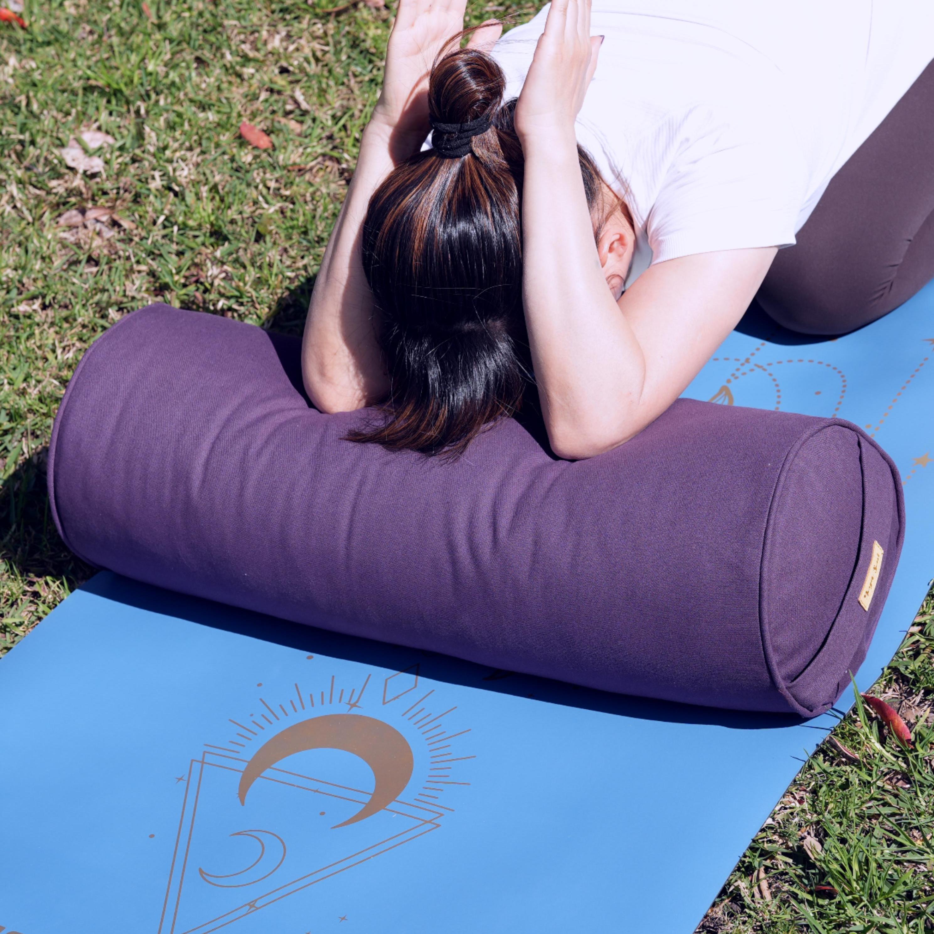 Round Yoga Bolster | Pure | Purple