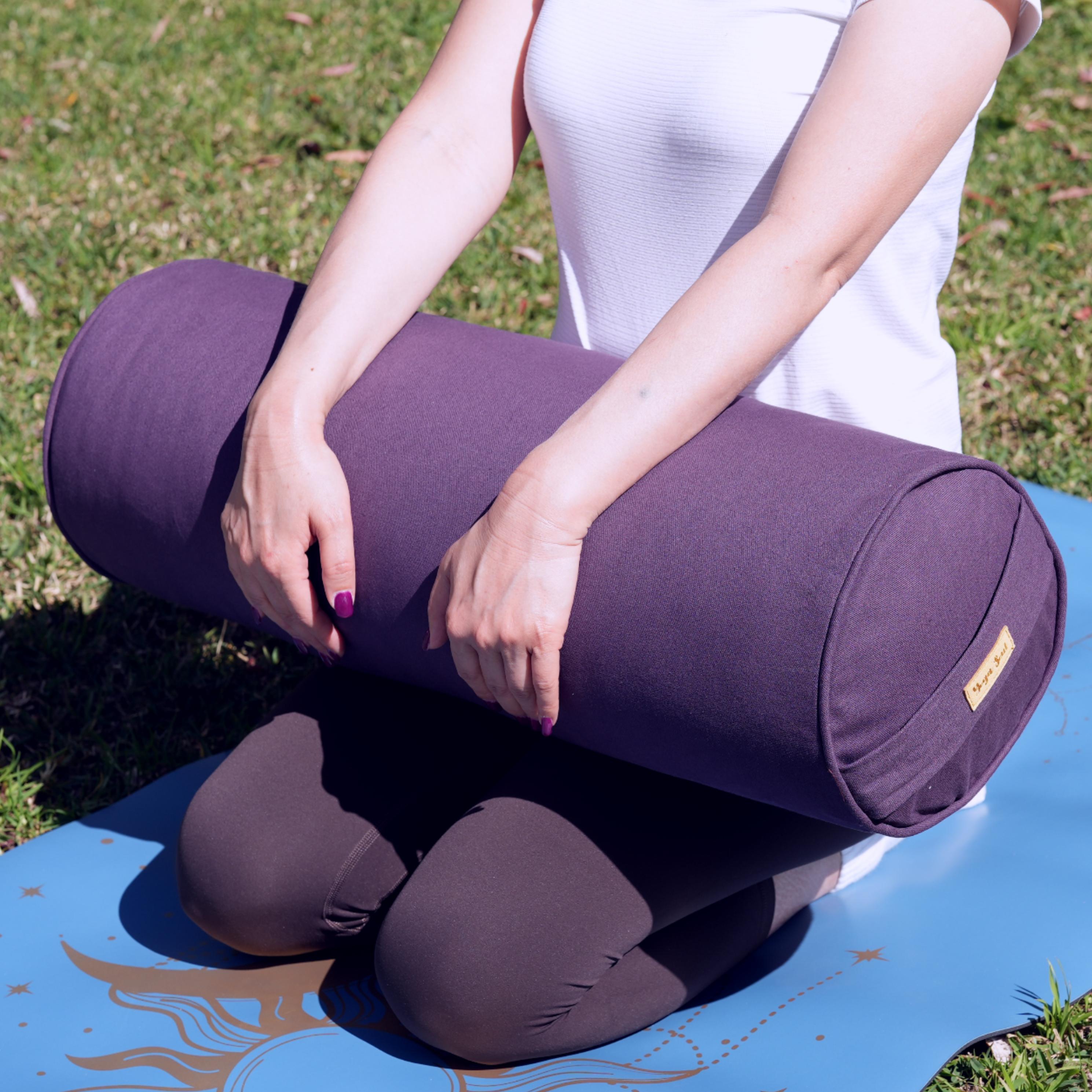 Round Yoga Bolster | Pure | Purple
