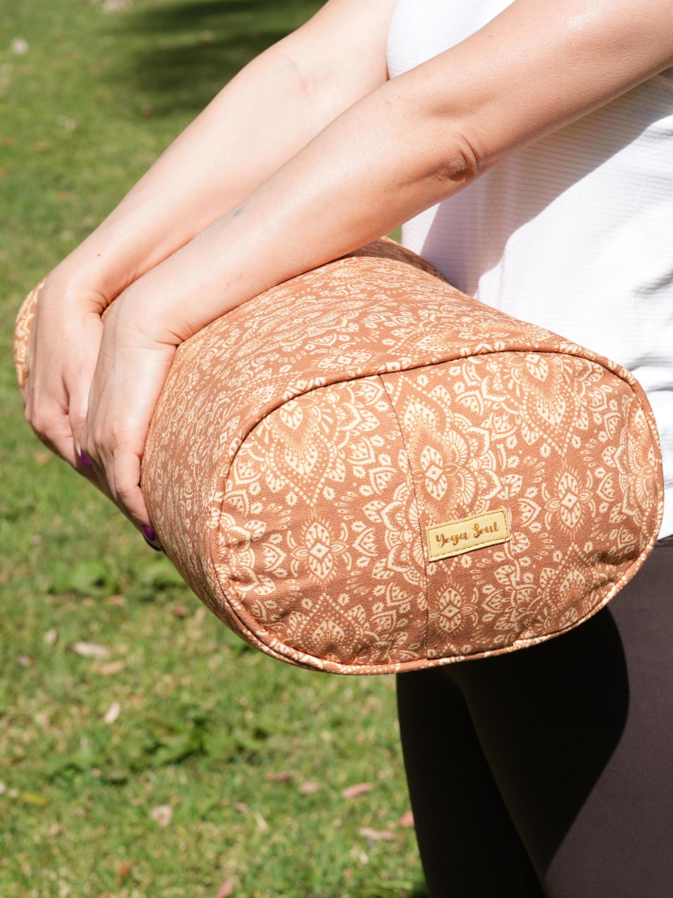 Oval Yoga Bolster | Mandala | Earth