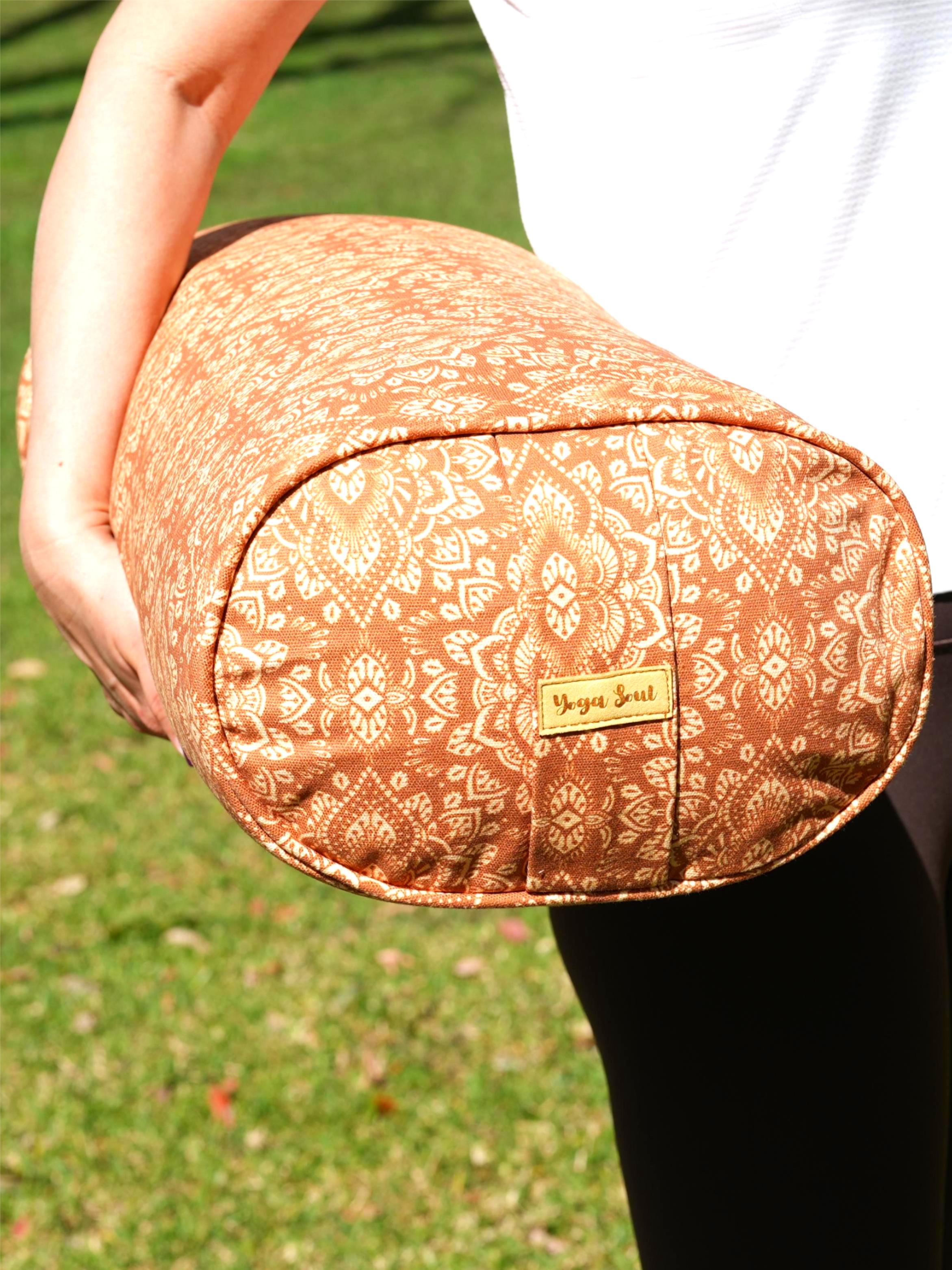 Oval Yoga Bolster | Mandala | Earth