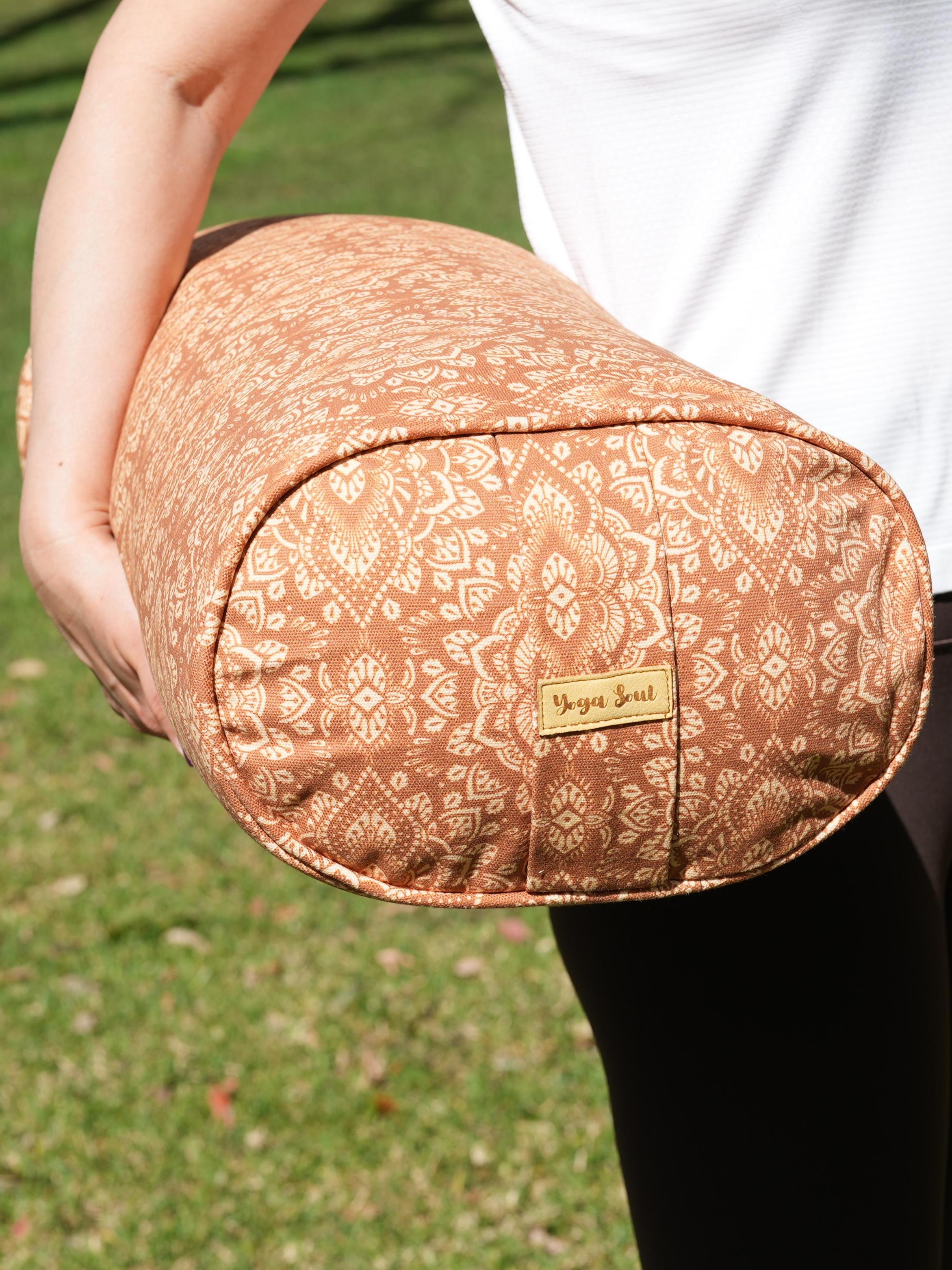 Oval Yoga Bolster | Mandala | Earth