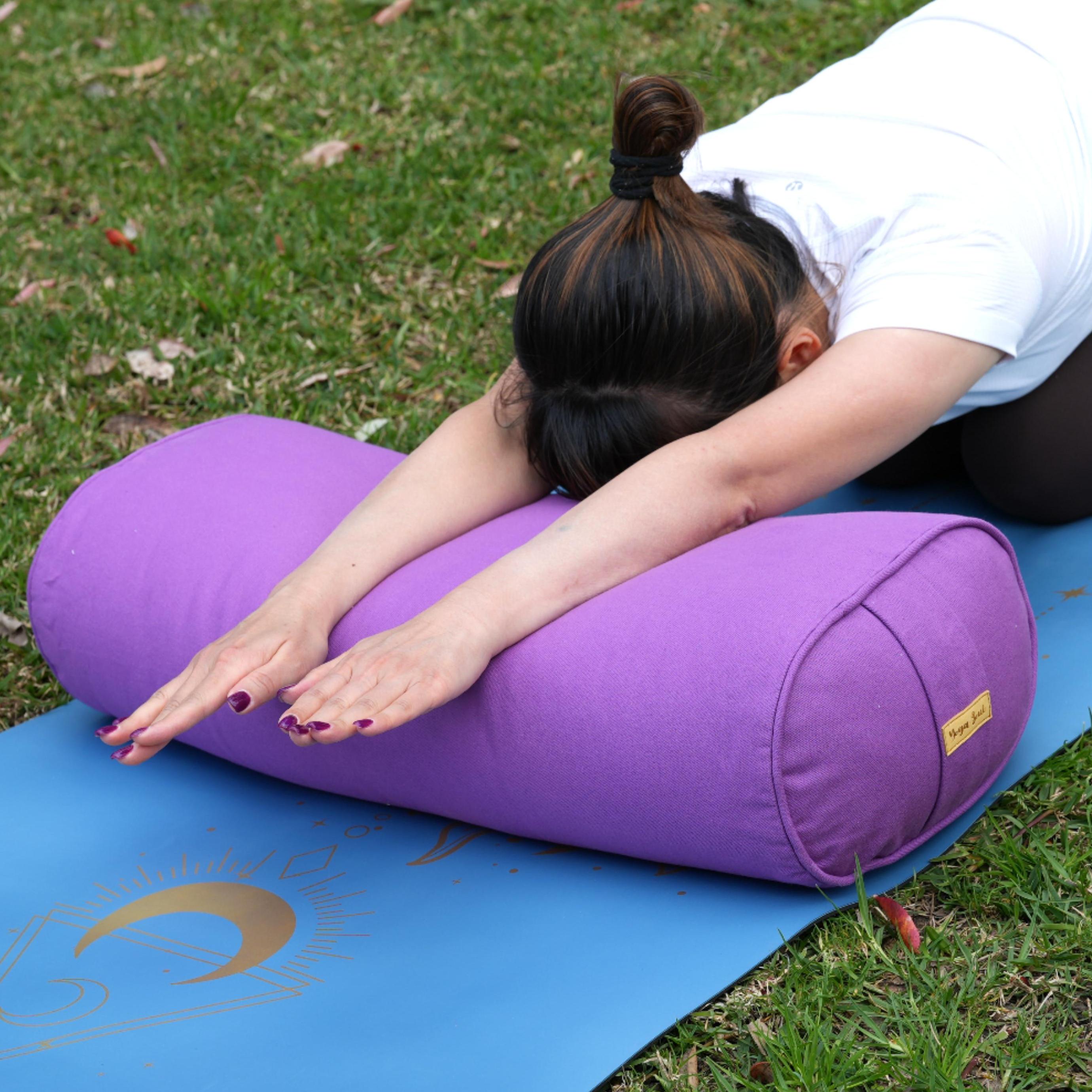 Oval Yoga Bolster | Pure | Lavender
