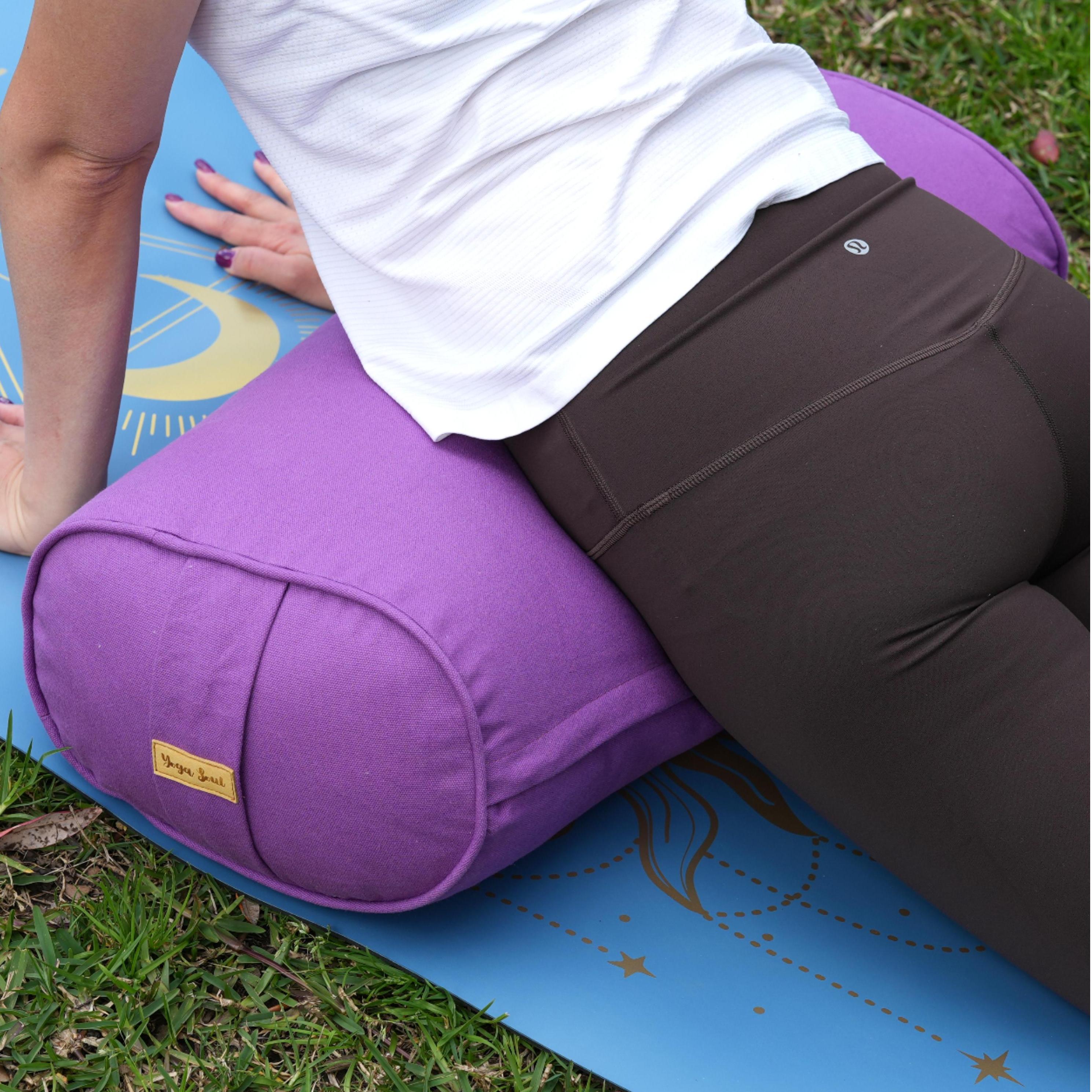 Oval Yoga Bolster | Pure | Lavender