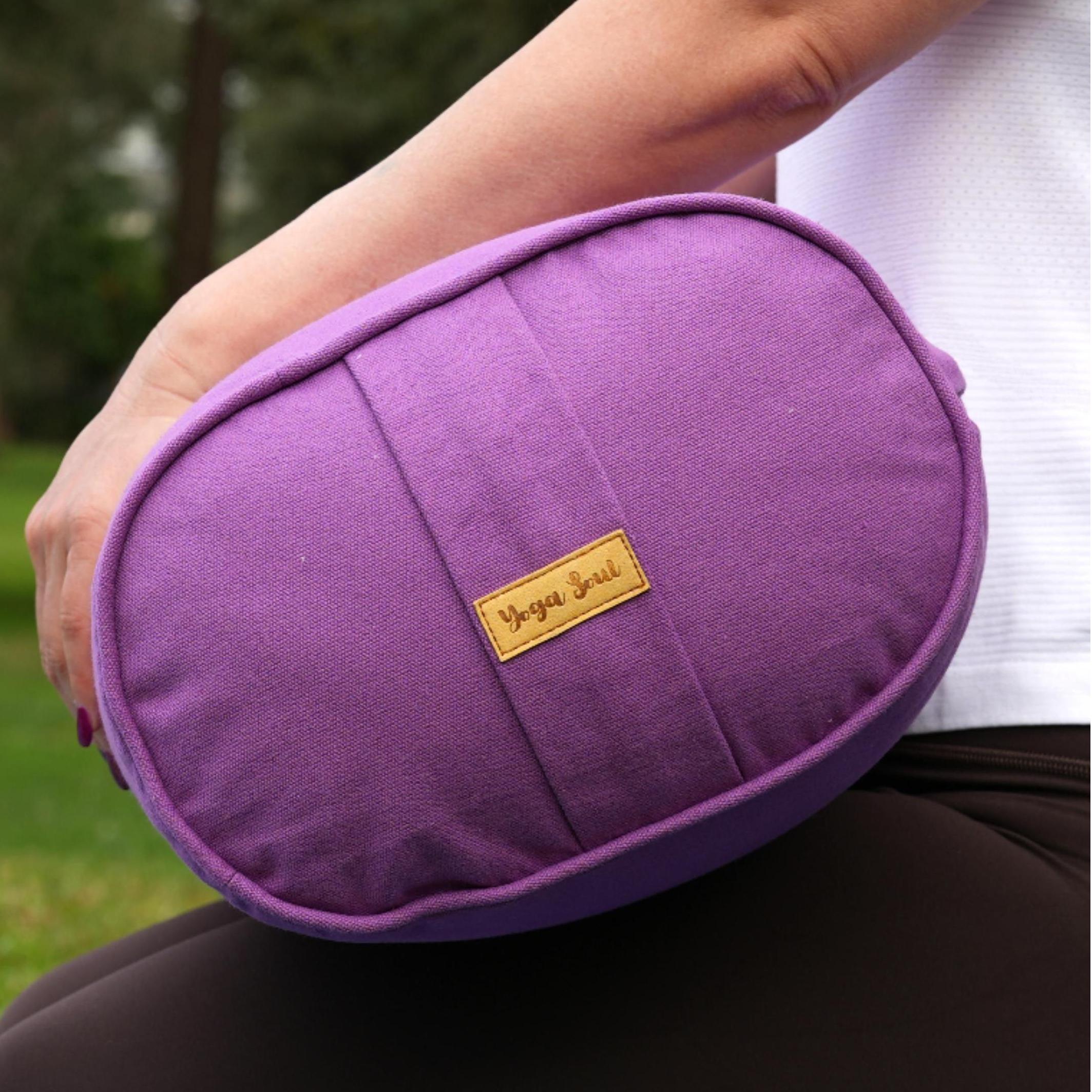 Oval Yoga Bolster | Pure | Lavender