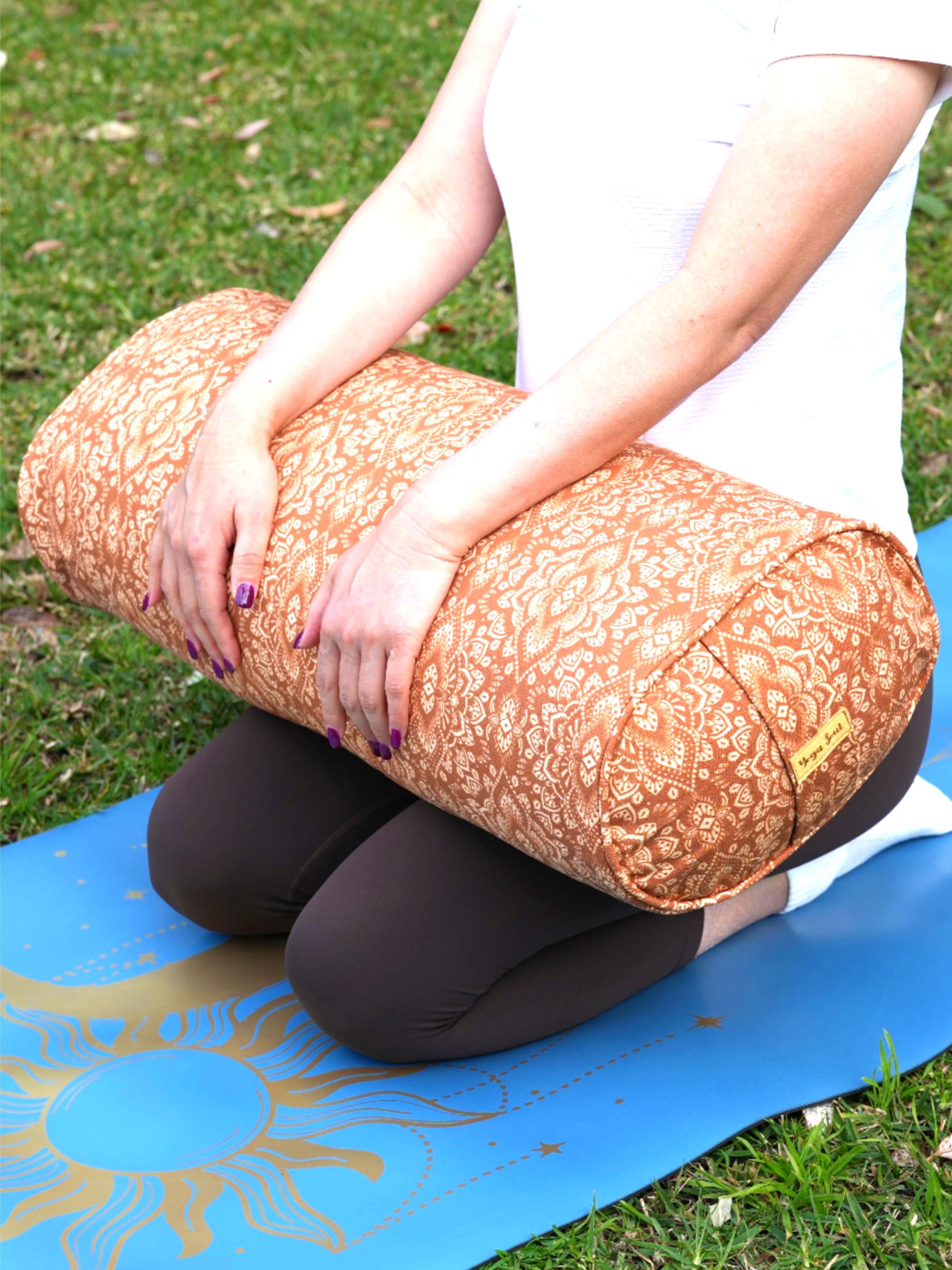 Oval Yoga Bolster | Mandala | Earth