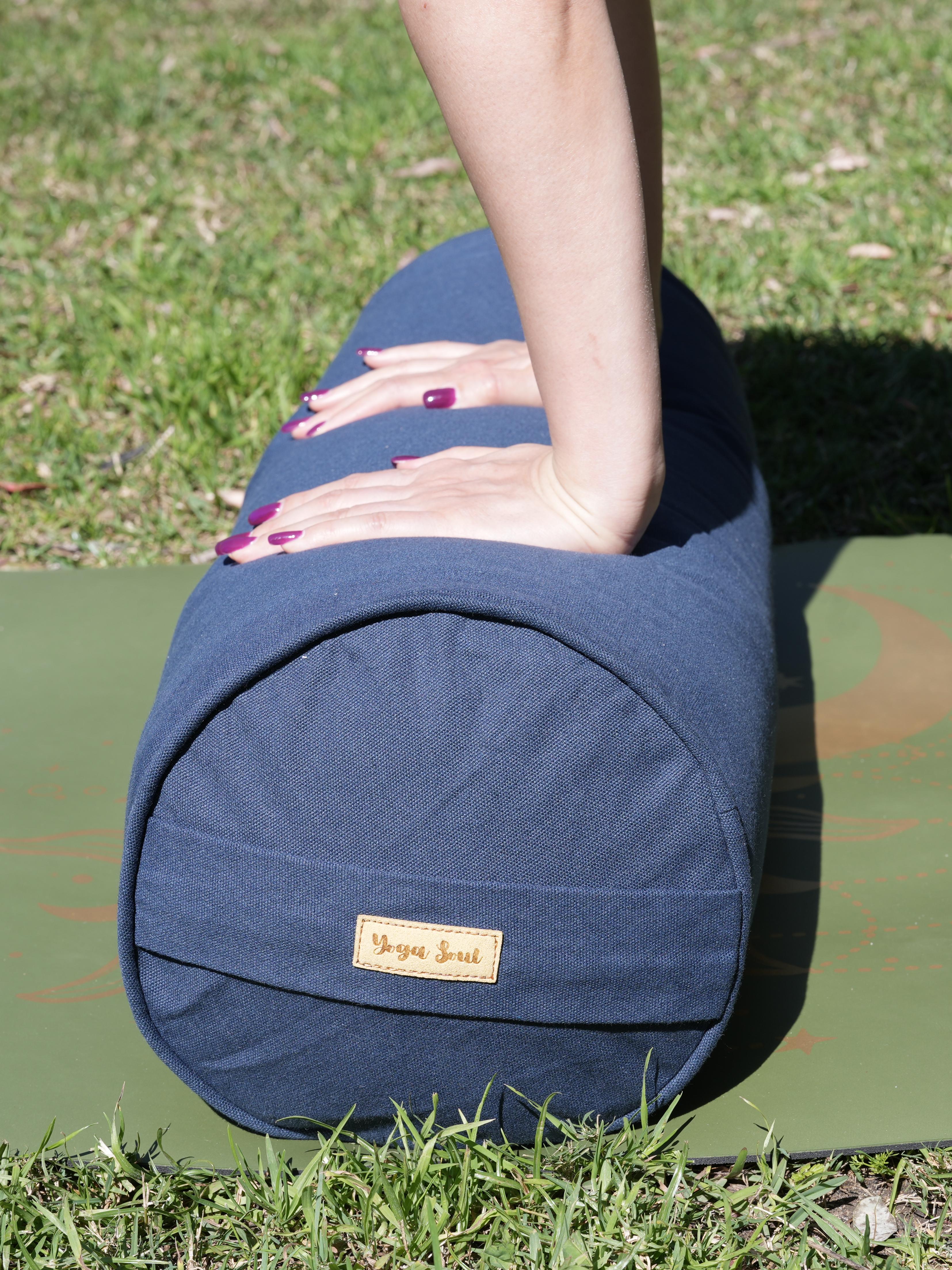 Round Yoga Bolster | Pure | Navy